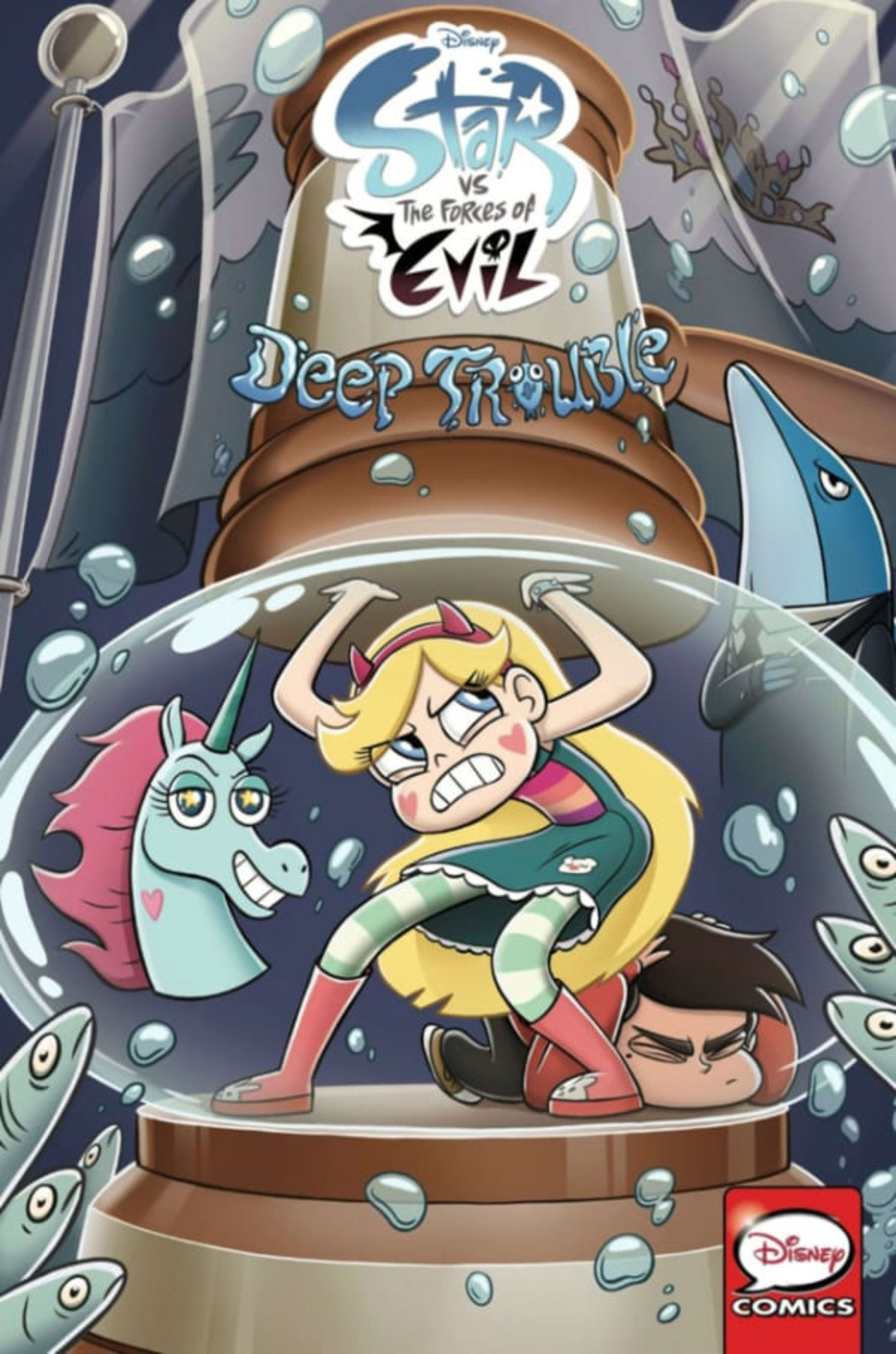 Disney Star vs. The Forces of Evil: Deep Trouble cover — © Joe Books