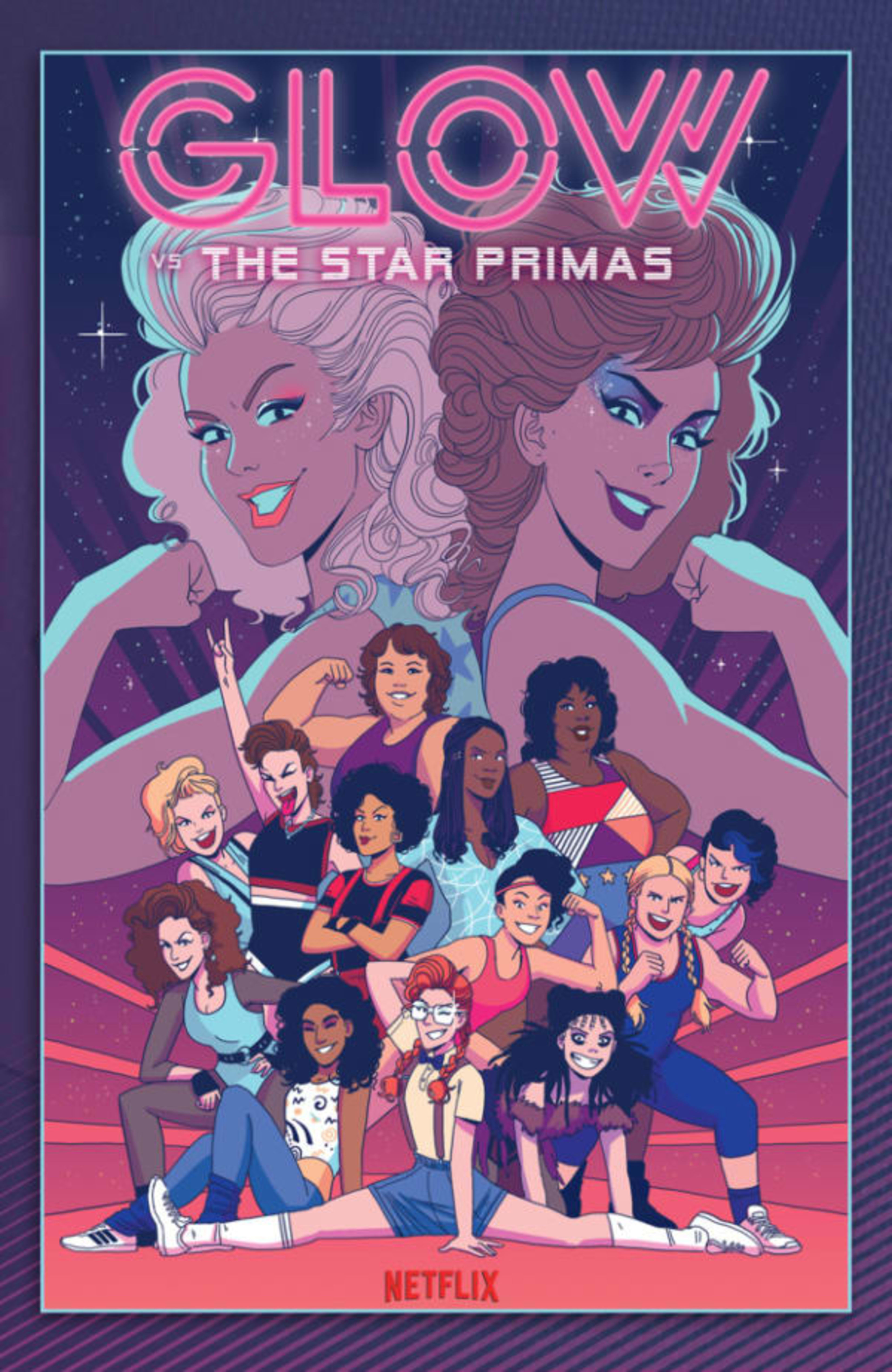 GLOW vs. the Star Primas cover — © IDW Publishing