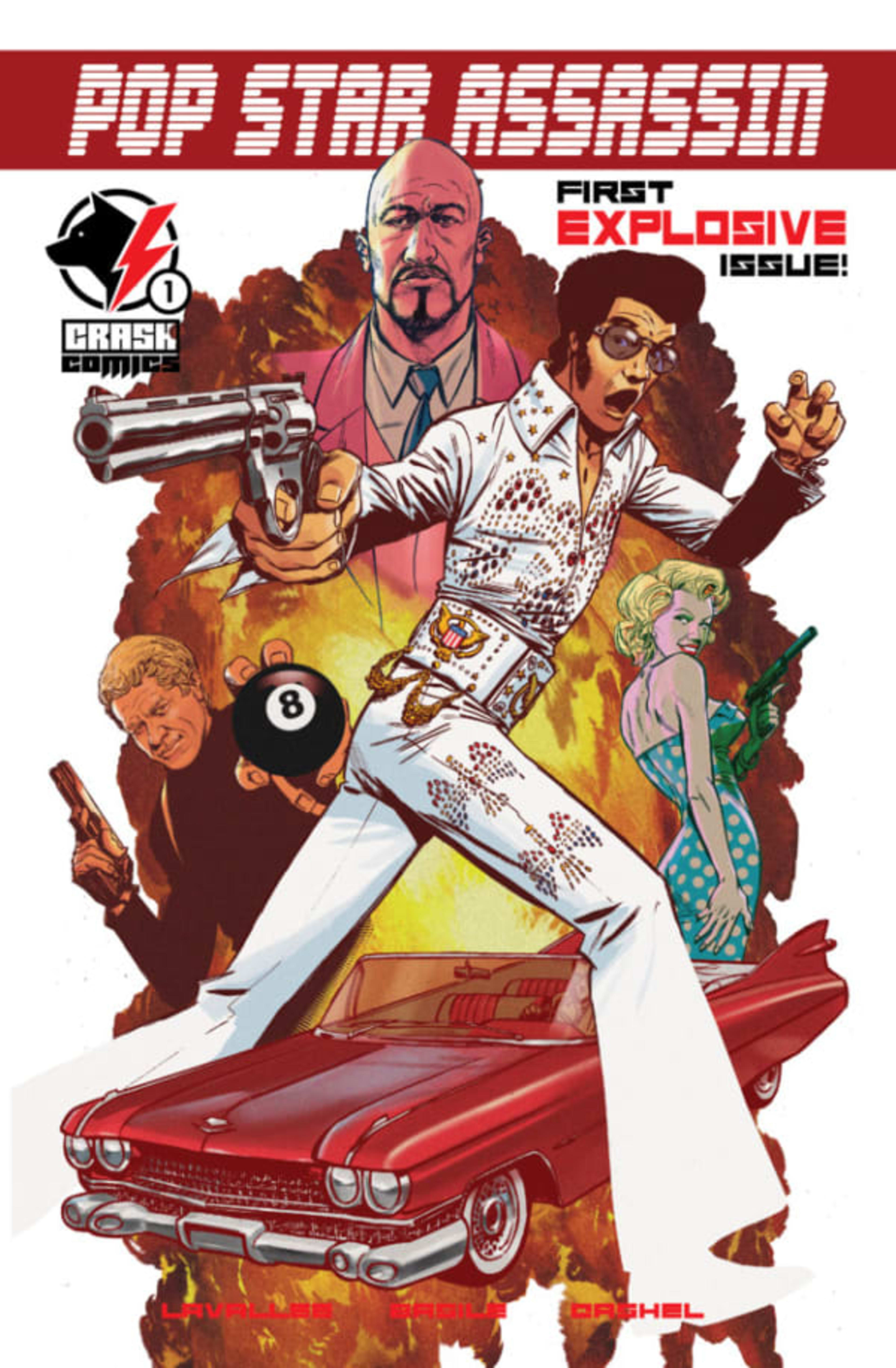 Pop Star Assassin cover — © Crash Comics