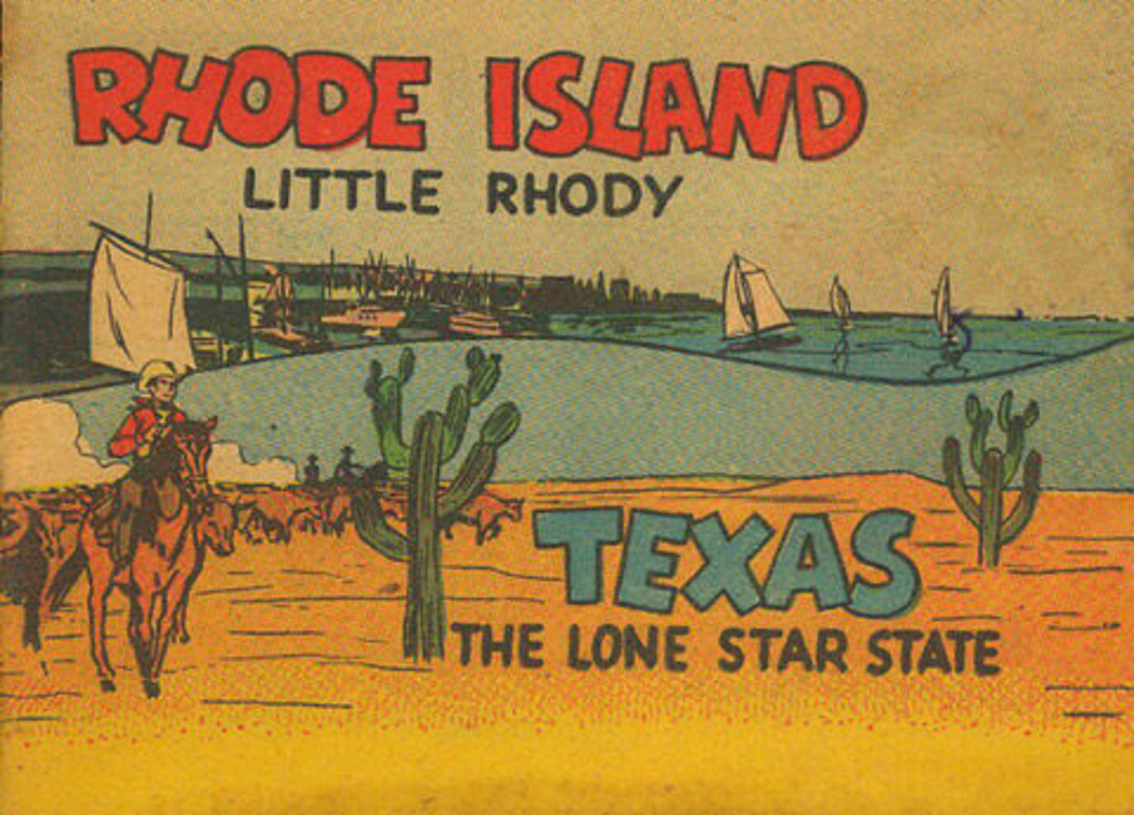 Rhode Island Little Rhody & Texas the Lone Star State cover — © Vital Publications, Inc.