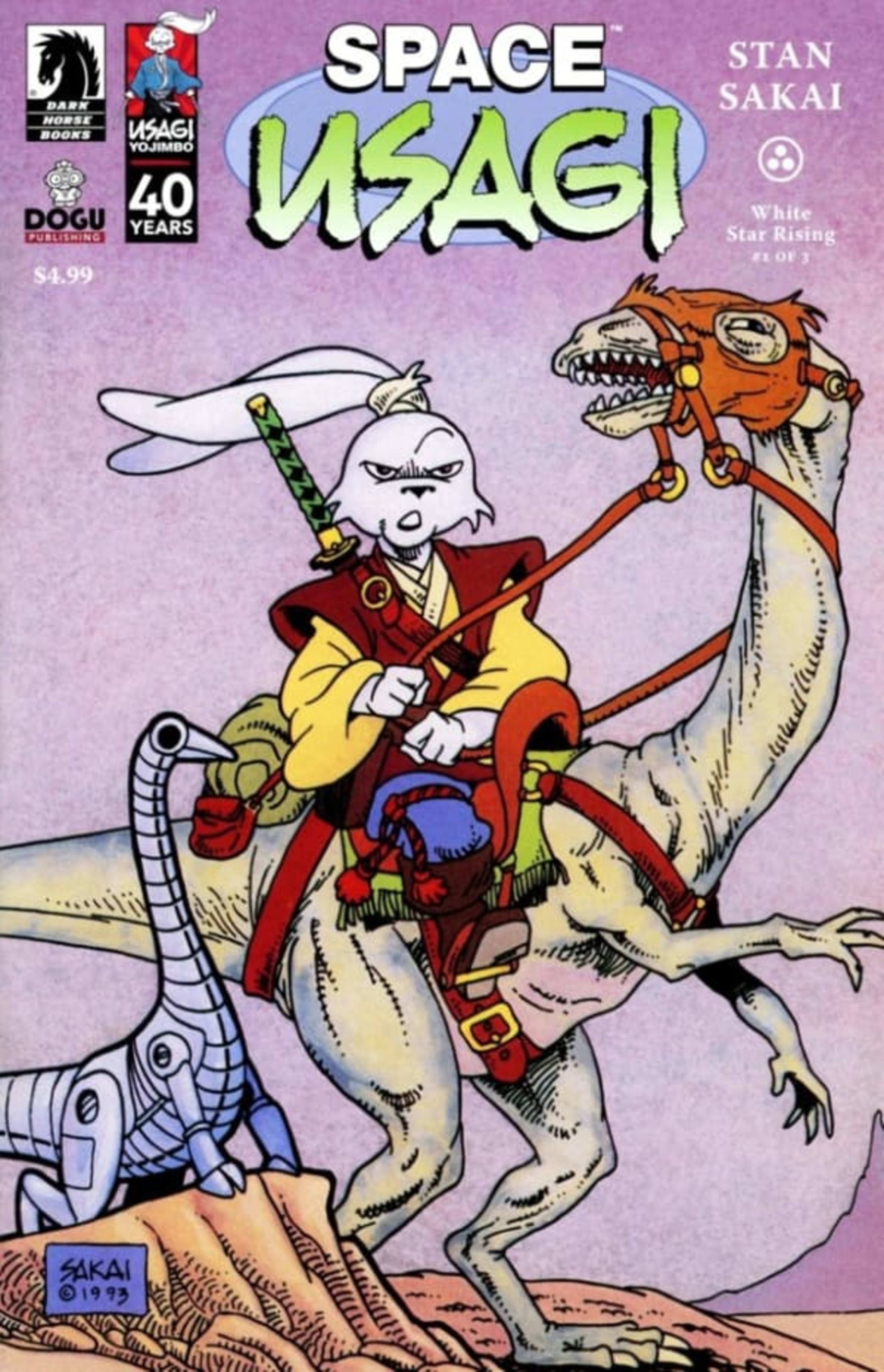 Space Usagi: White Star Rising cover — © Dark Horse Comics