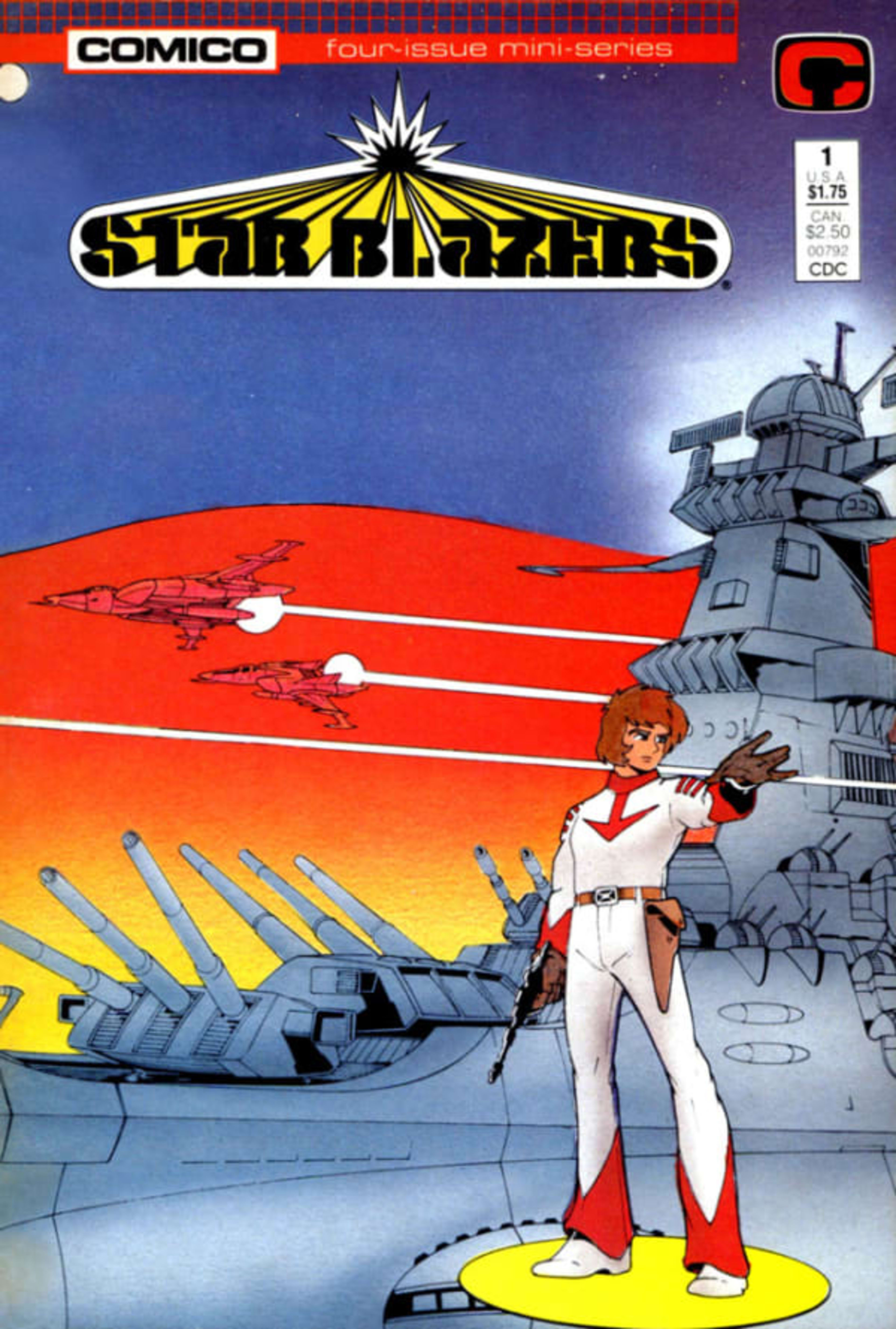 Star Blazers cover — © Comico
