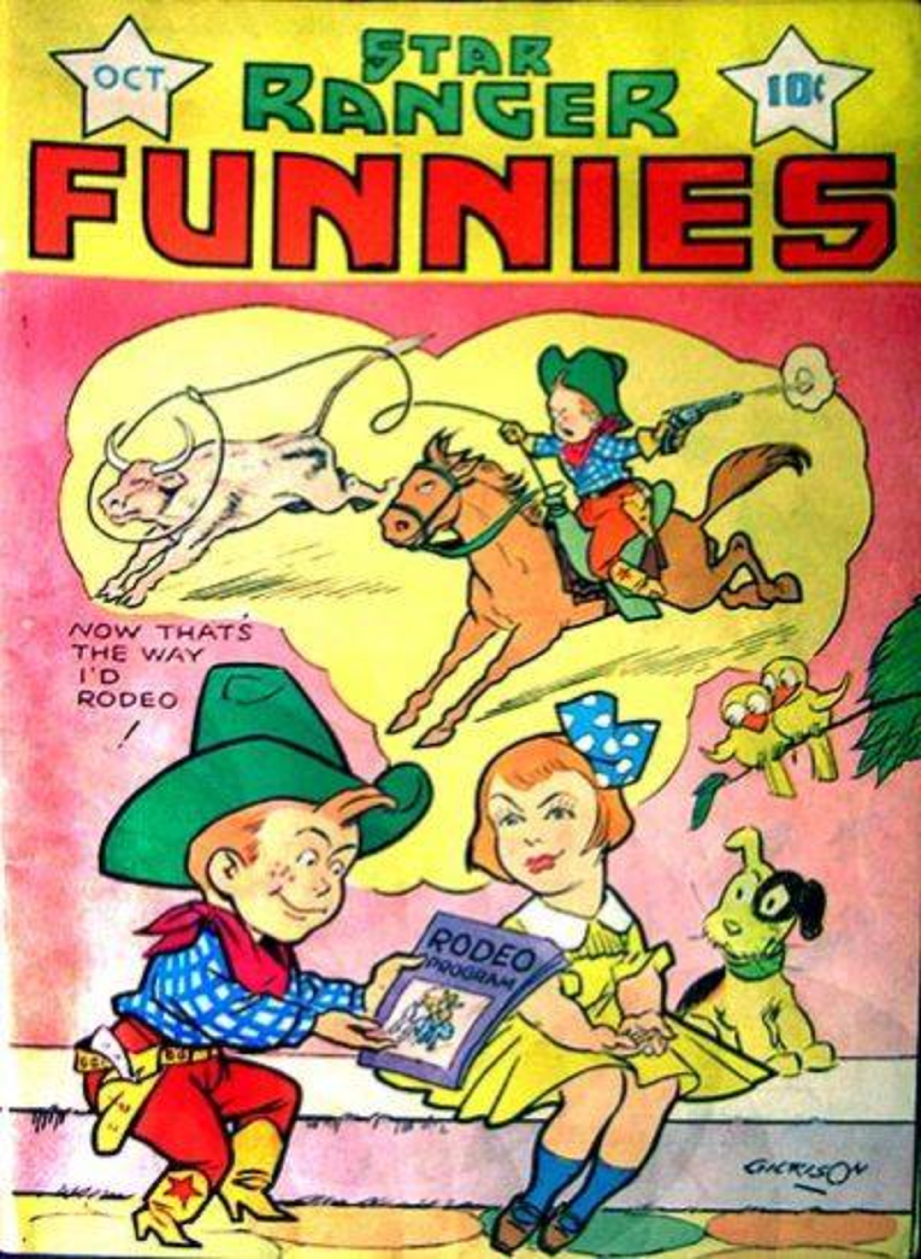 Star Ranger Funnies cover — © Centaur