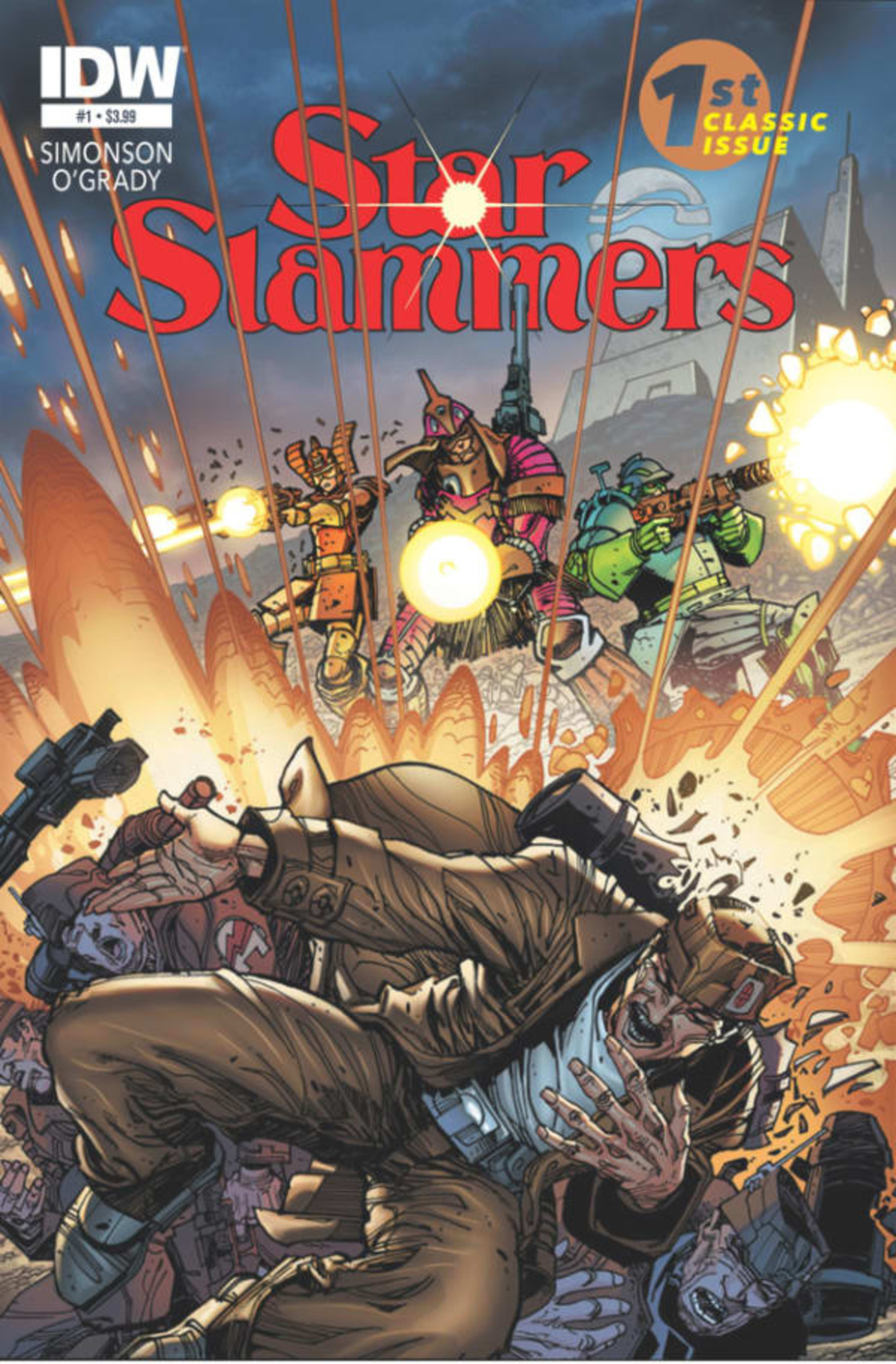 Star Slammers cover — © IDW Publishing
