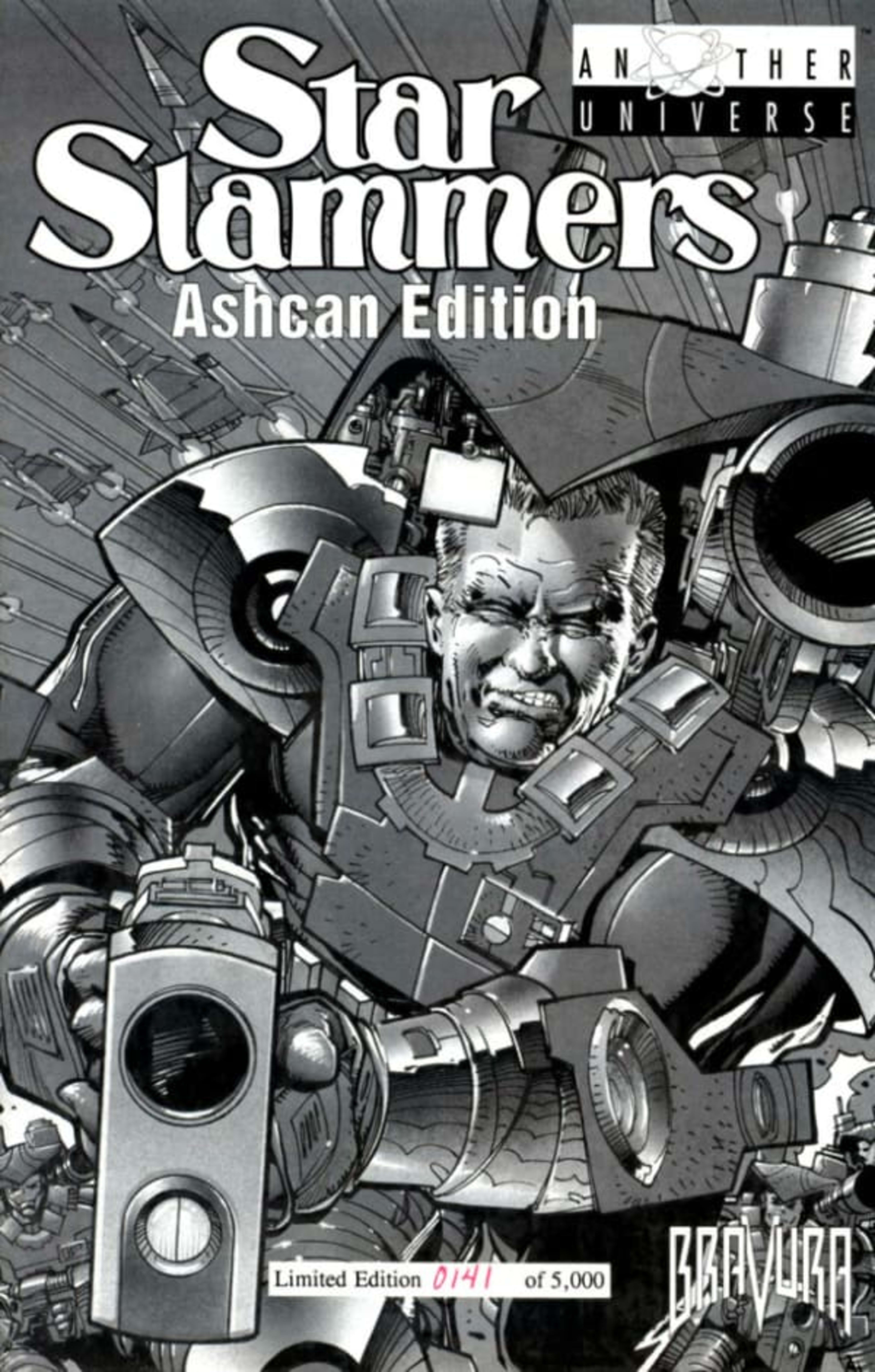 Star Slammers Ashcan cover — © Malibu