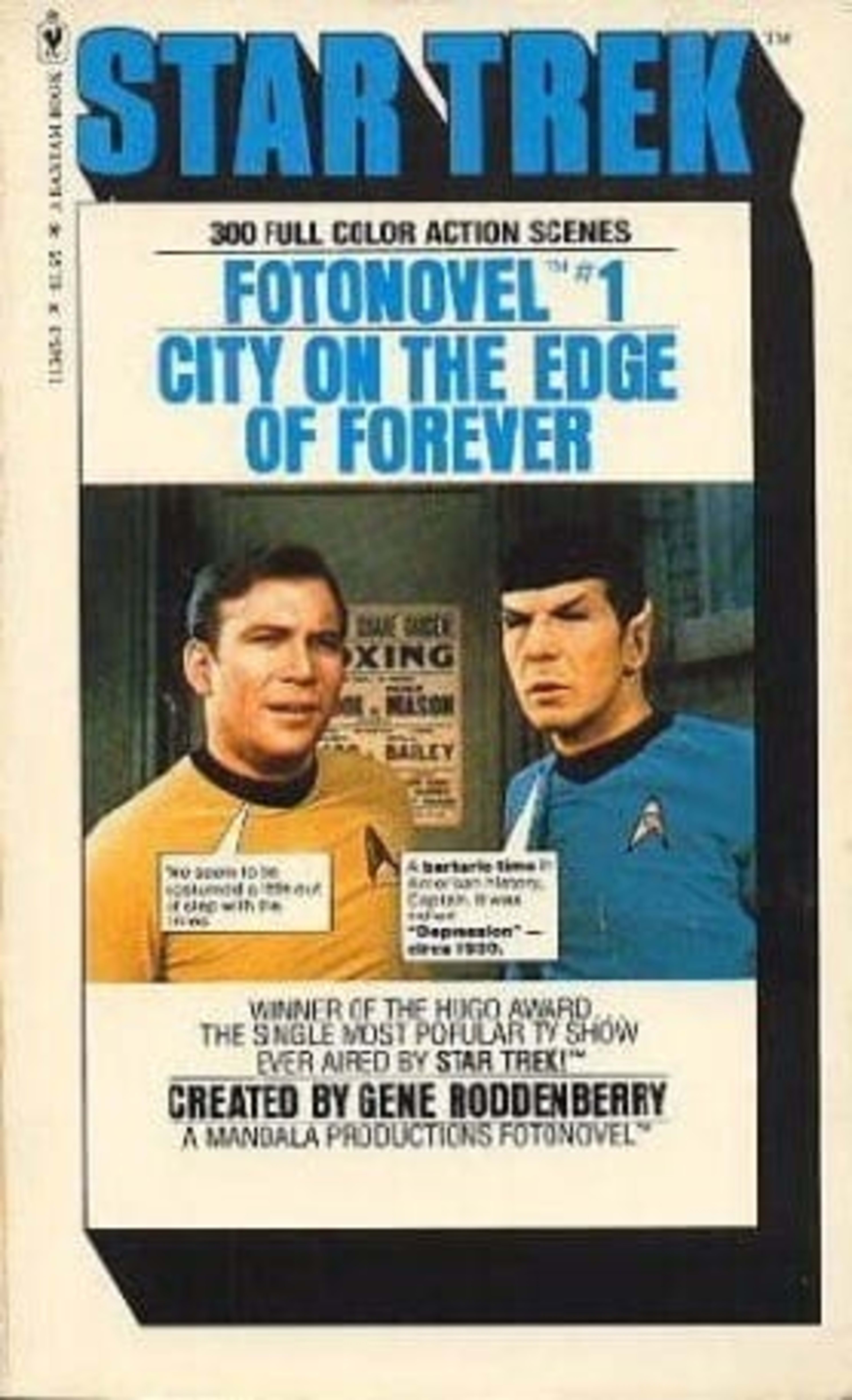 Star Trek Fotonovel cover — © Bantam Books