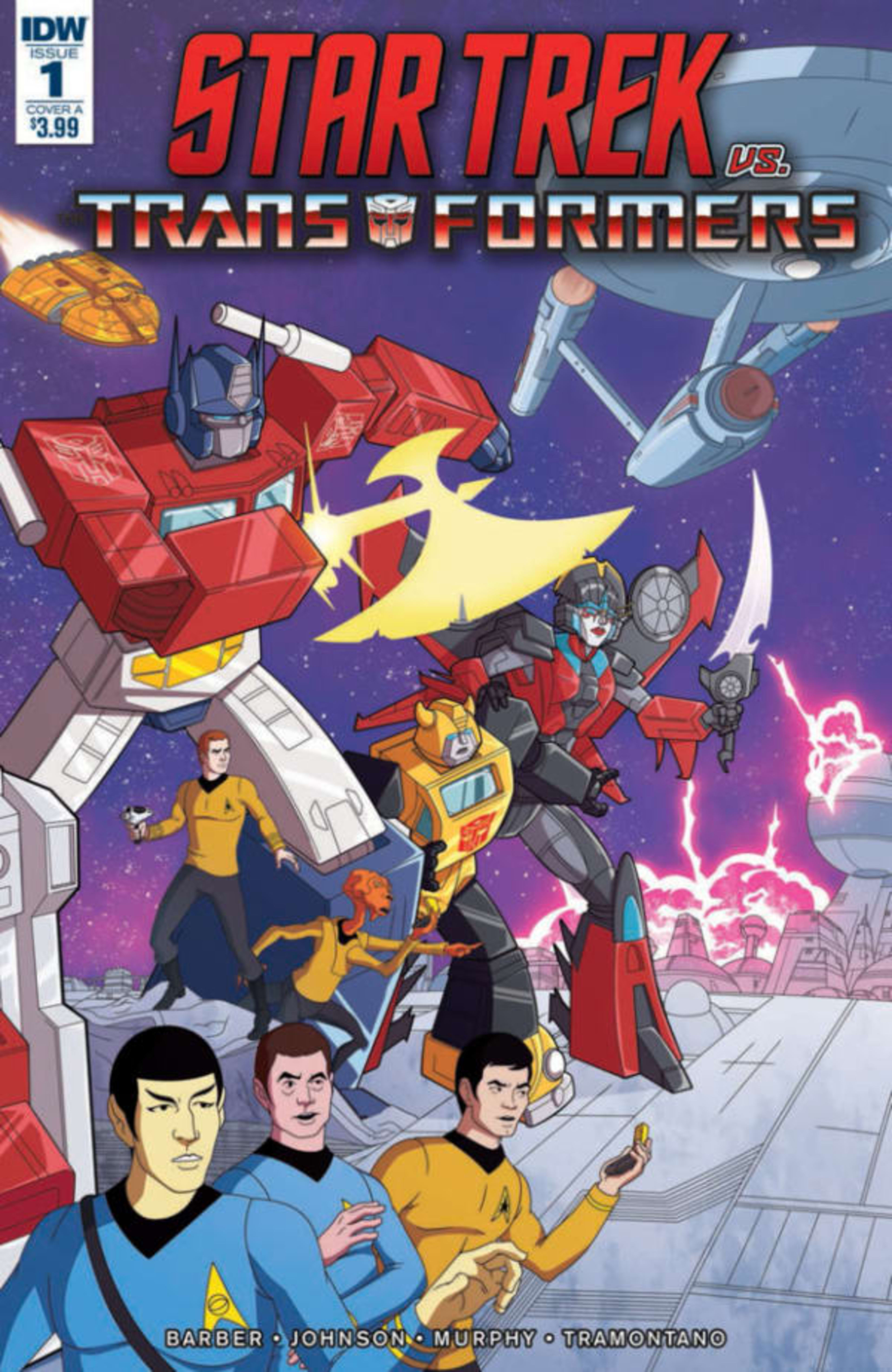 Star Trek vs. Transformers cover — © IDW Publishing