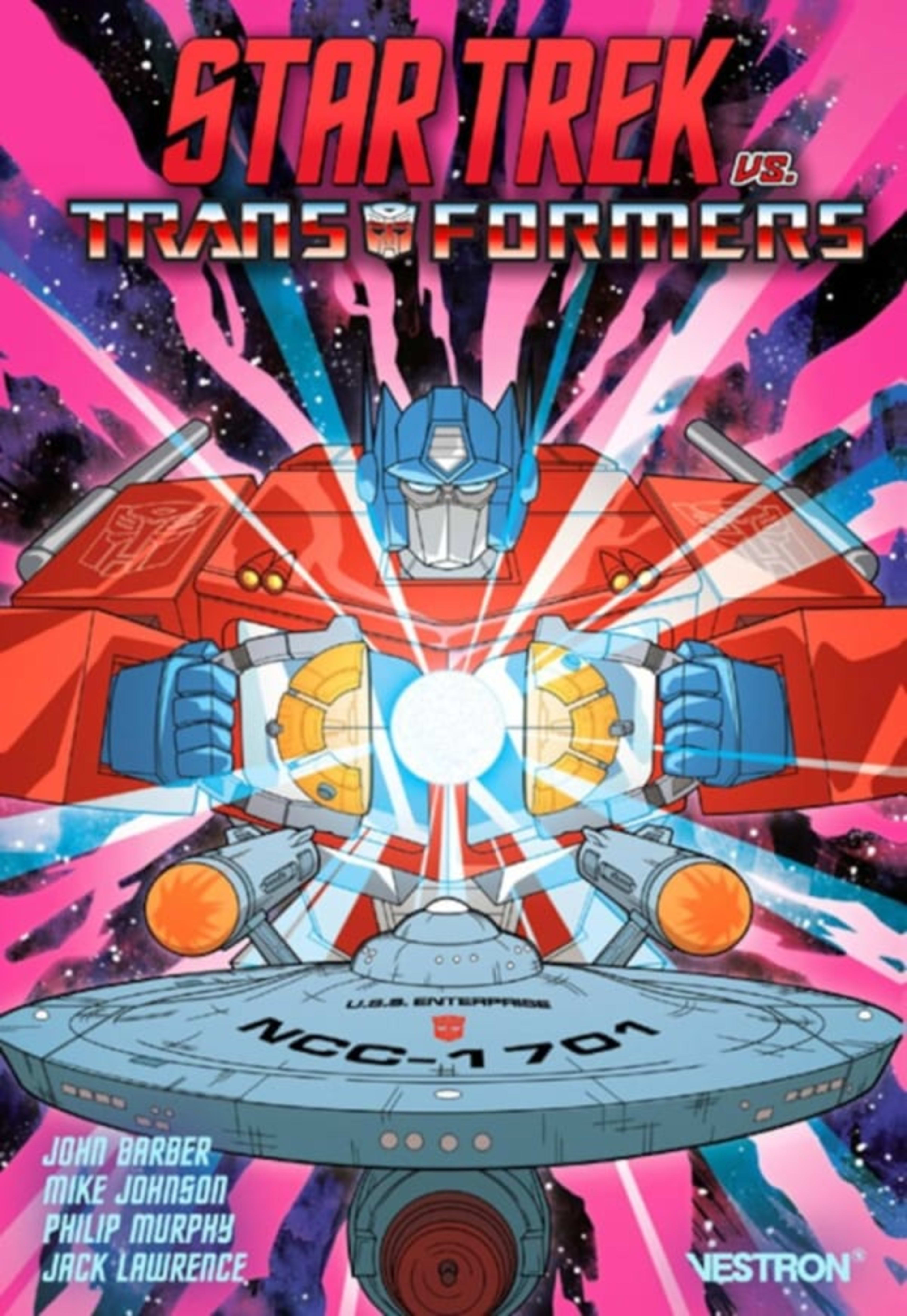 Star Trek vs. Transformers cover — © Vestron