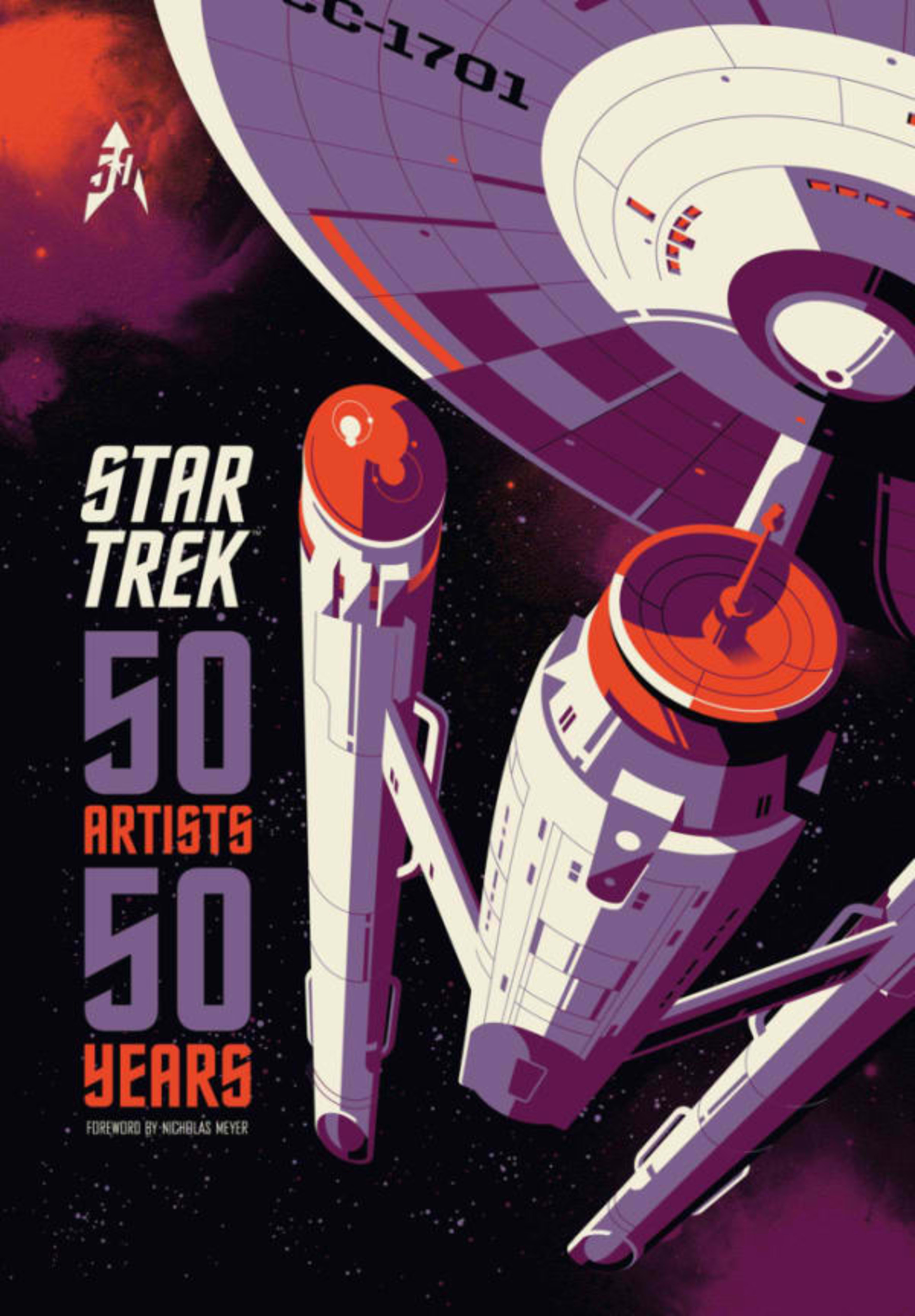 Star Trek: 50 Artists 50 Years cover — © Titan Comics