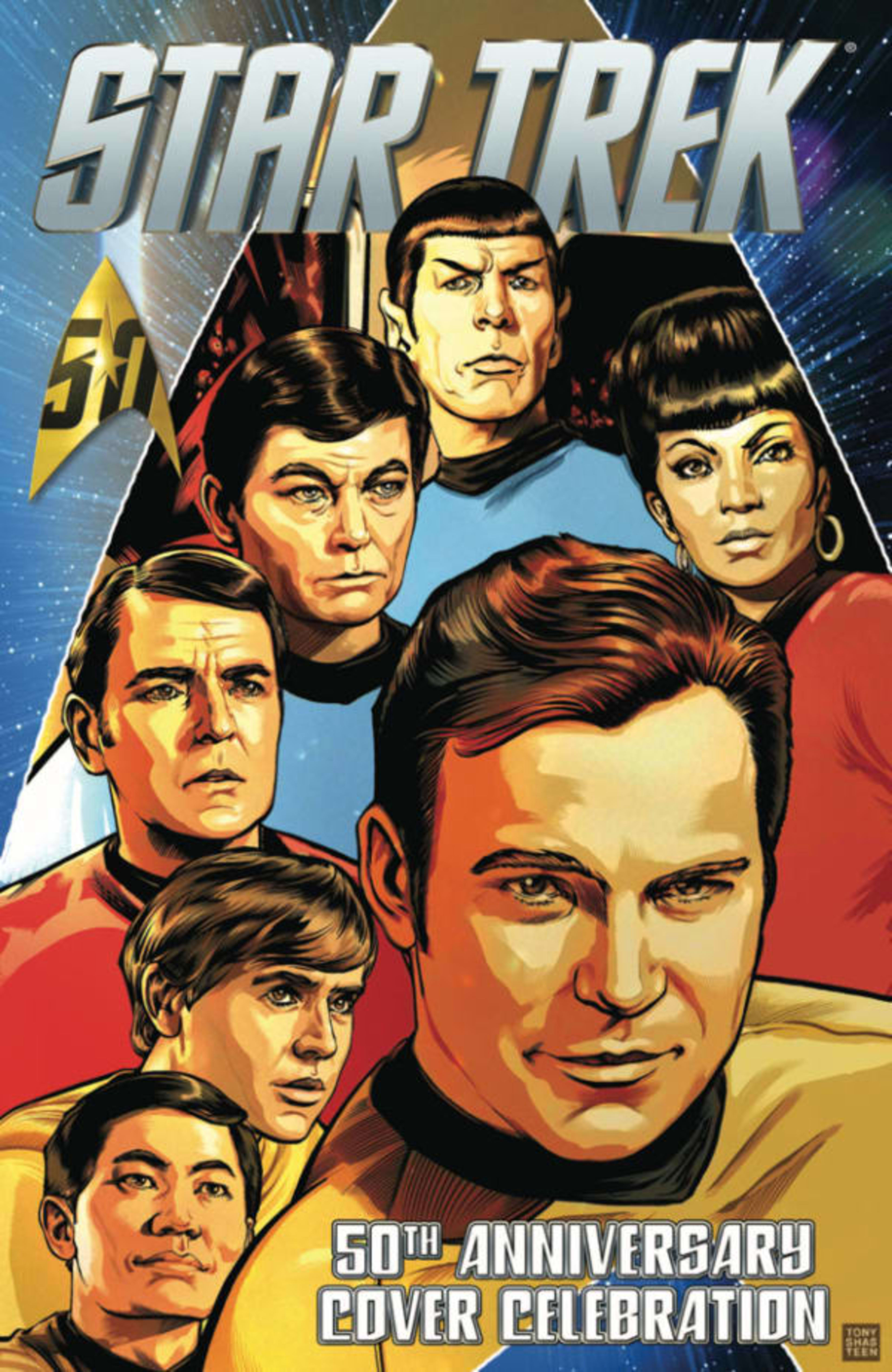 Star Trek: 50th Anniversary Cover Celebration cover — © IDW Publishing