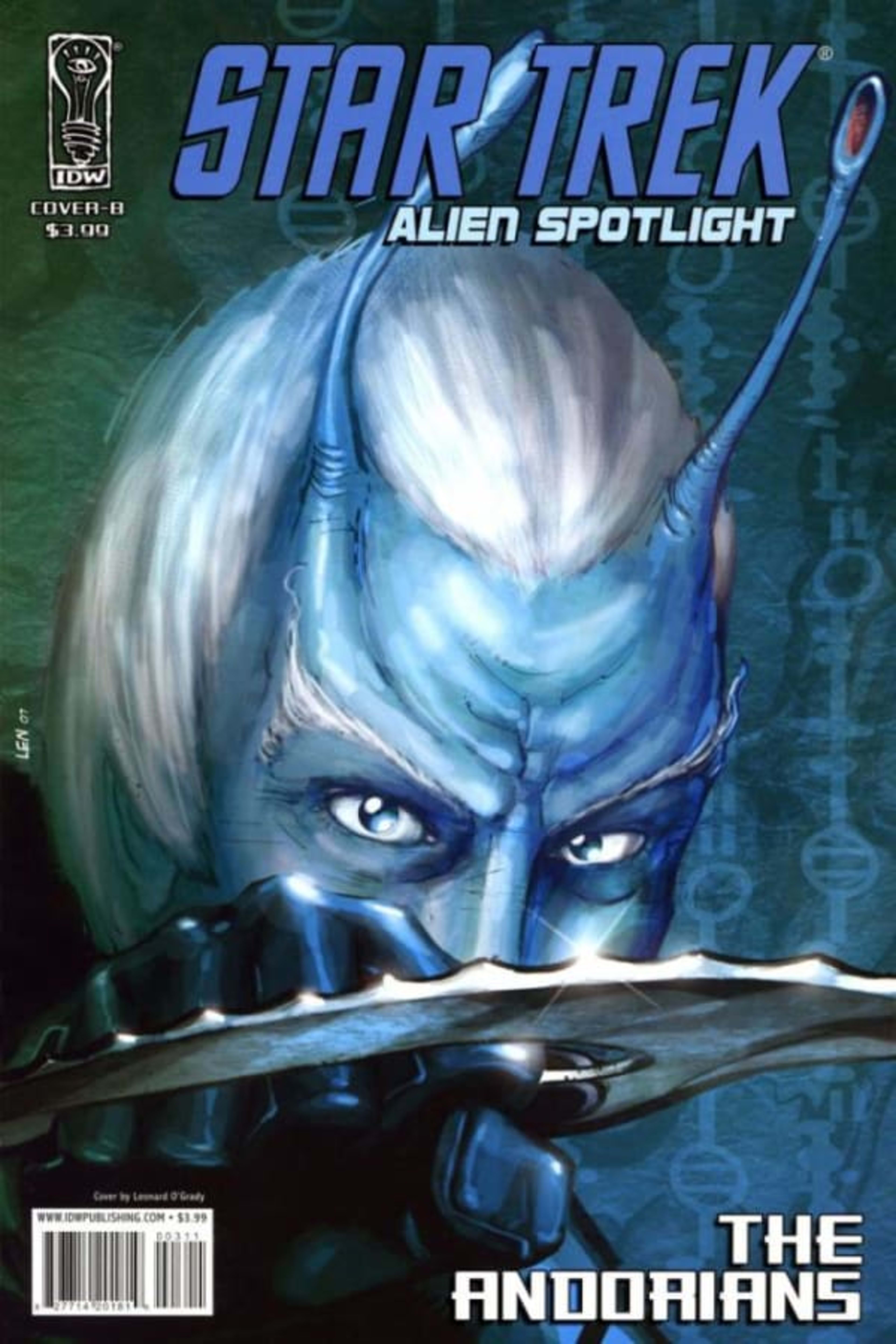 Star Trek: Alien Spotlight: Andorians cover — © IDW Publishing
