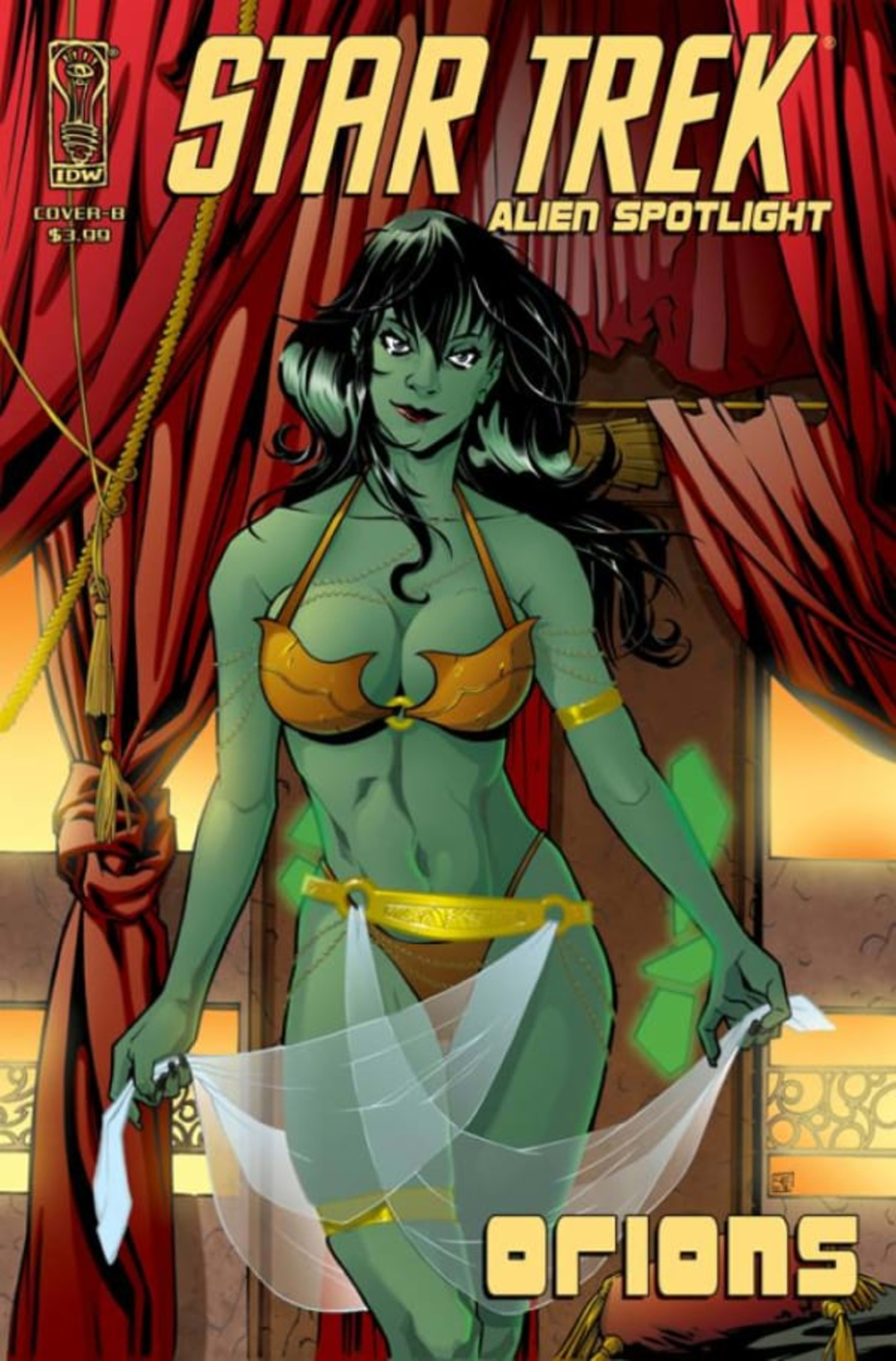 Star Trek: Alien Spotlight: Orions cover — © IDW Publishing