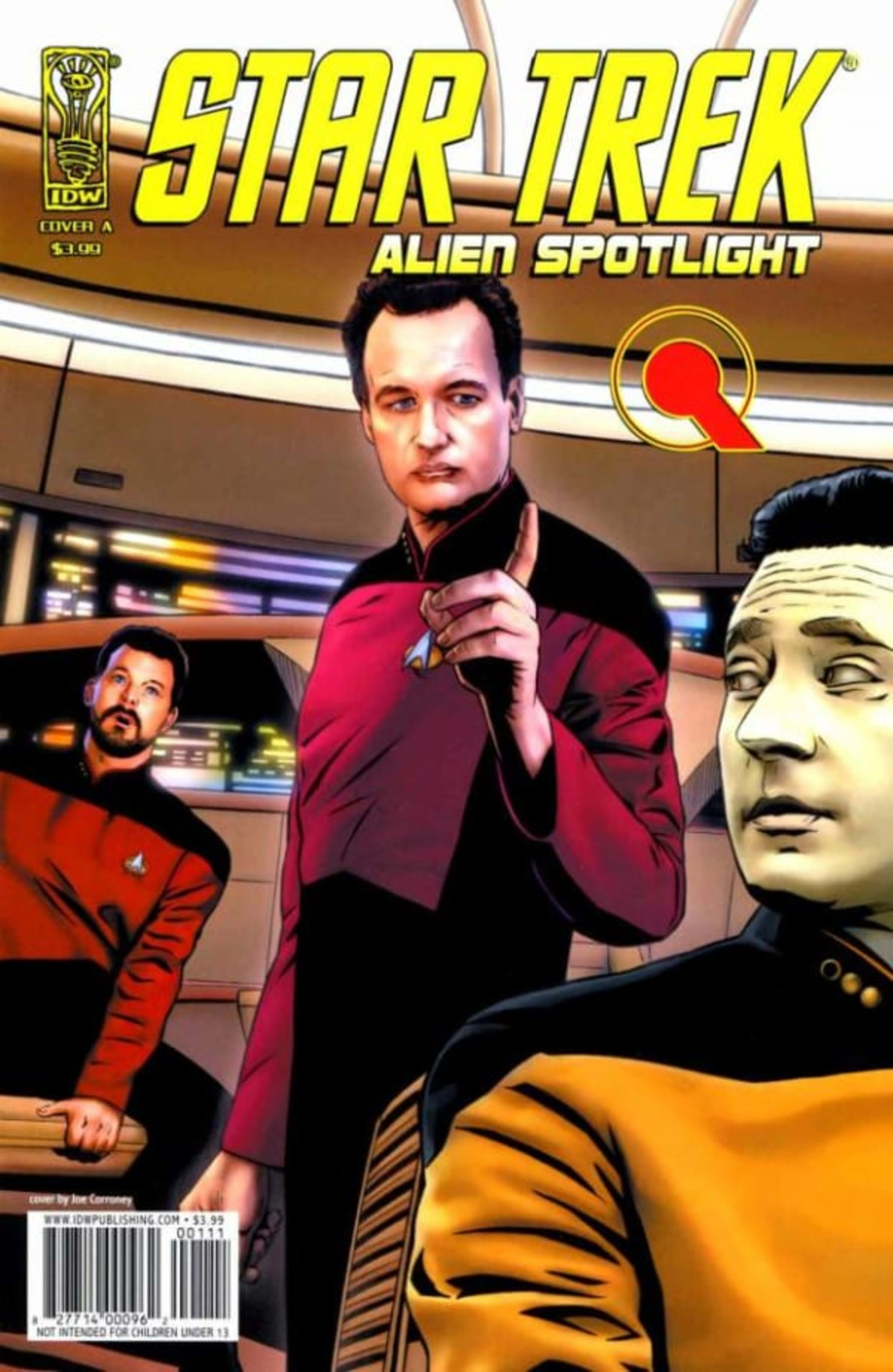 Star Trek: Alien Spotlight: Q cover — © IDW Publishing