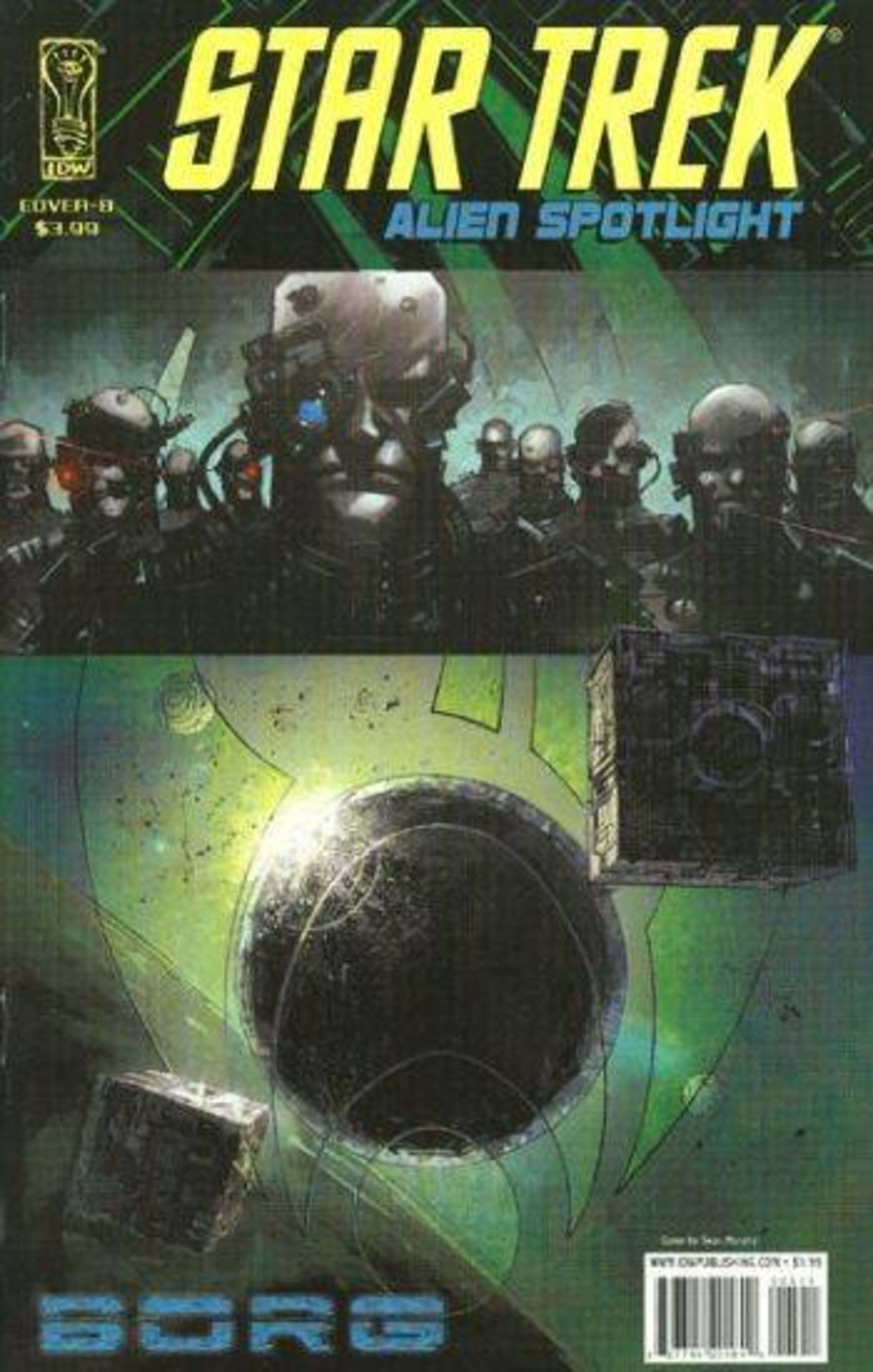 Star Trek: Alien Spotlight: The Borg cover — © IDW Publishing