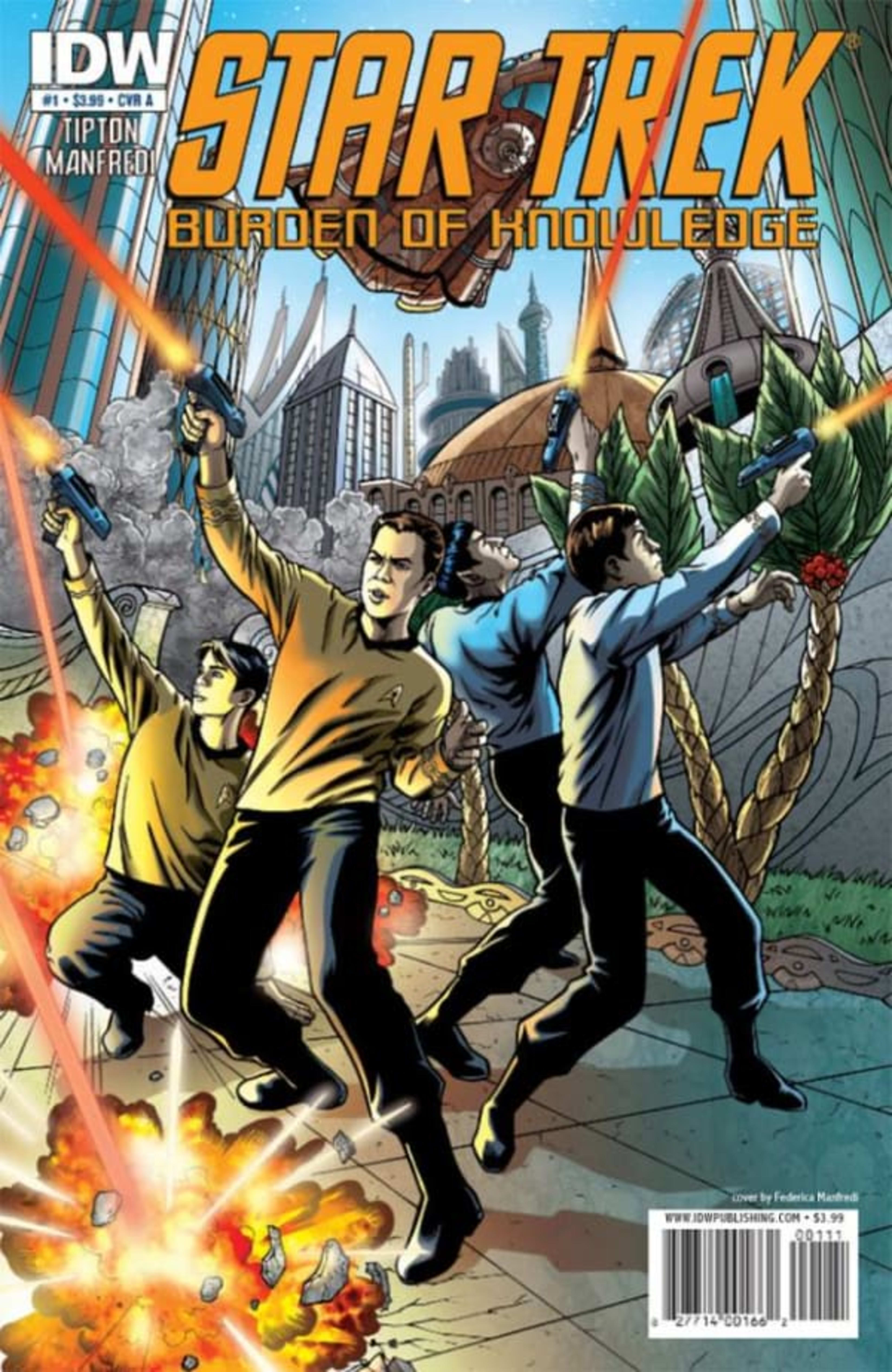 Star Trek: Burden of Knowledge cover — © IDW Publishing