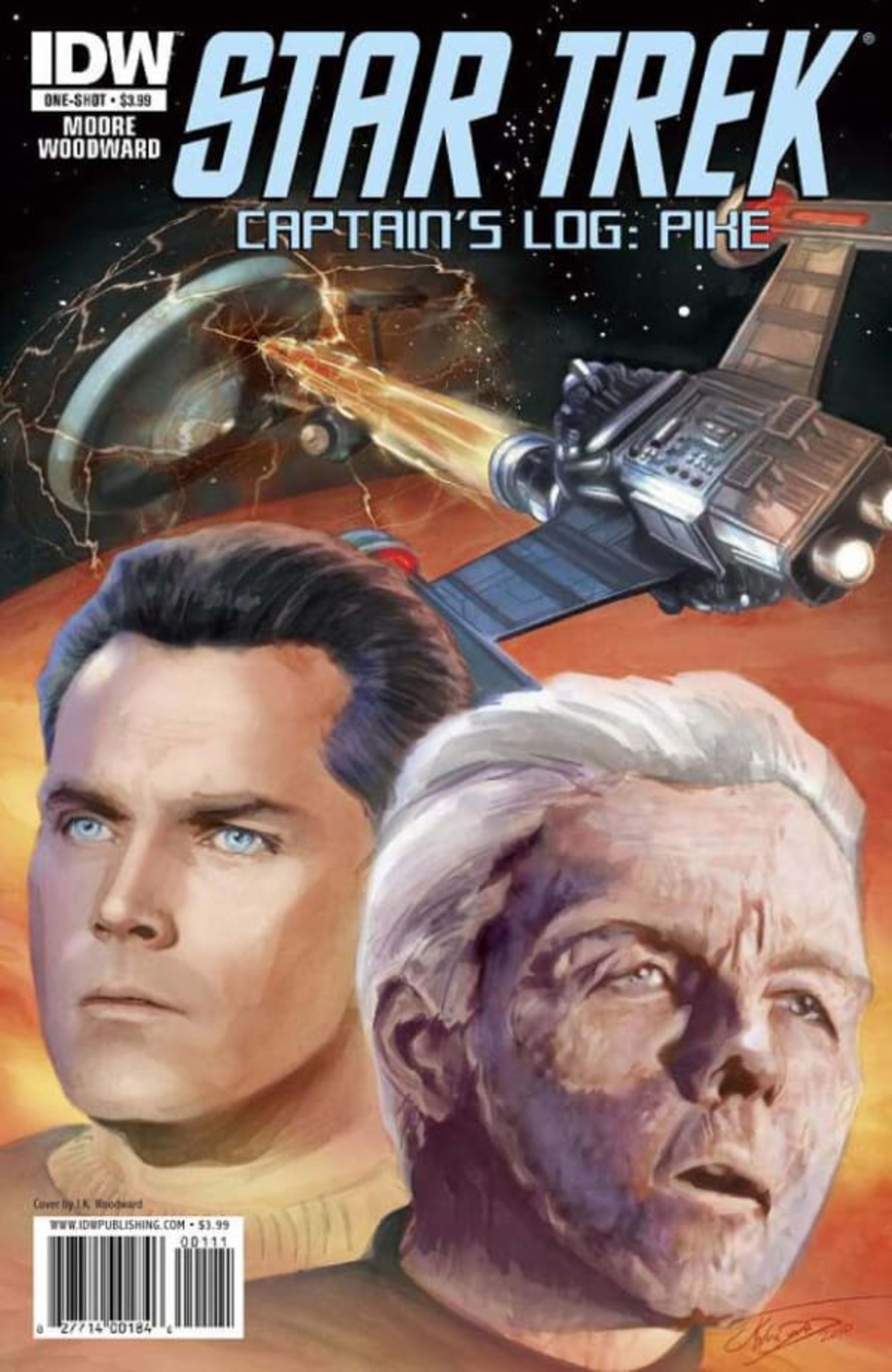 Star Trek: Captain's Log: Pike cover — © IDW Publishing