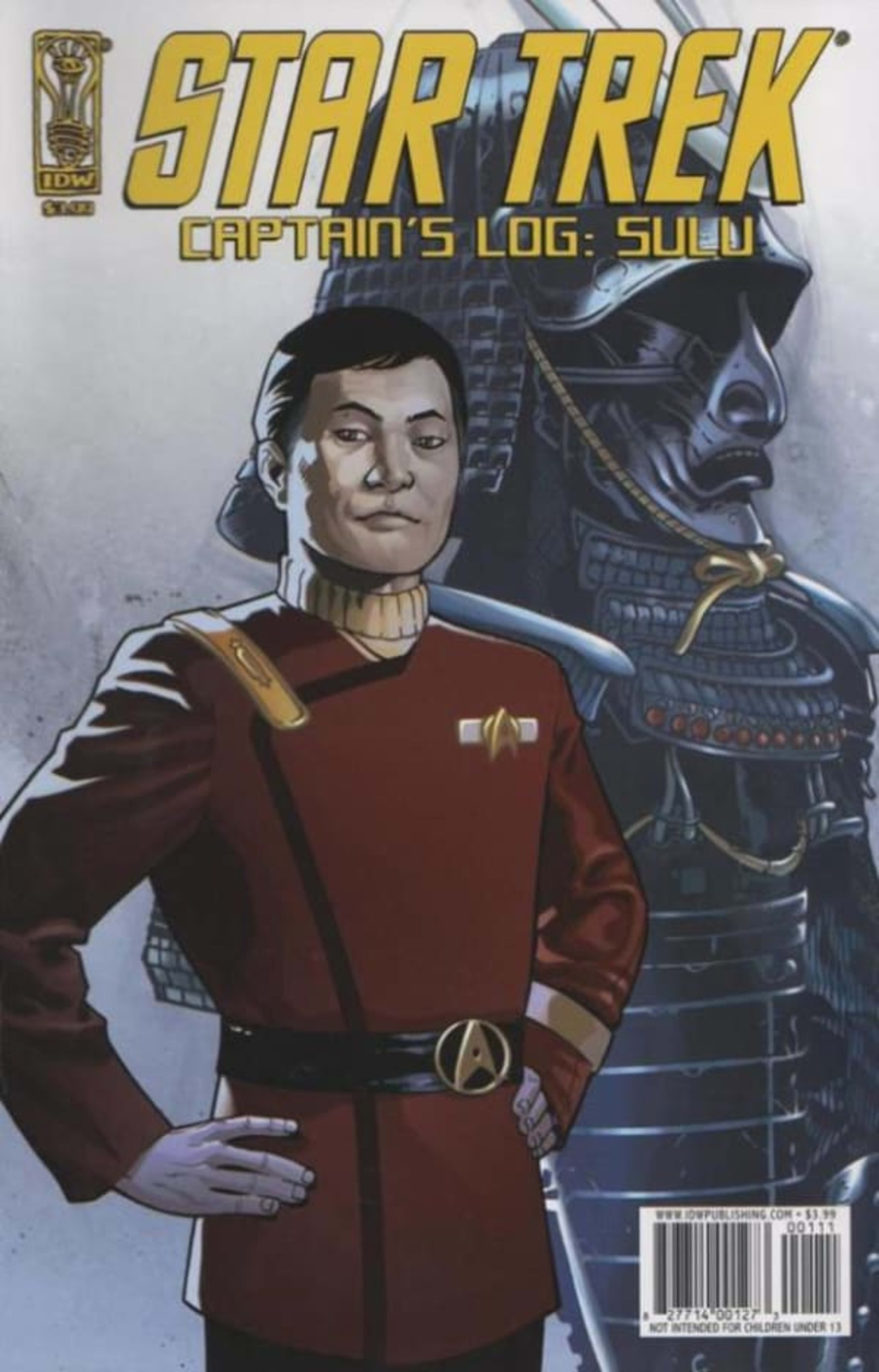 Star Trek: Captain's Log: Sulu cover — © IDW Publishing