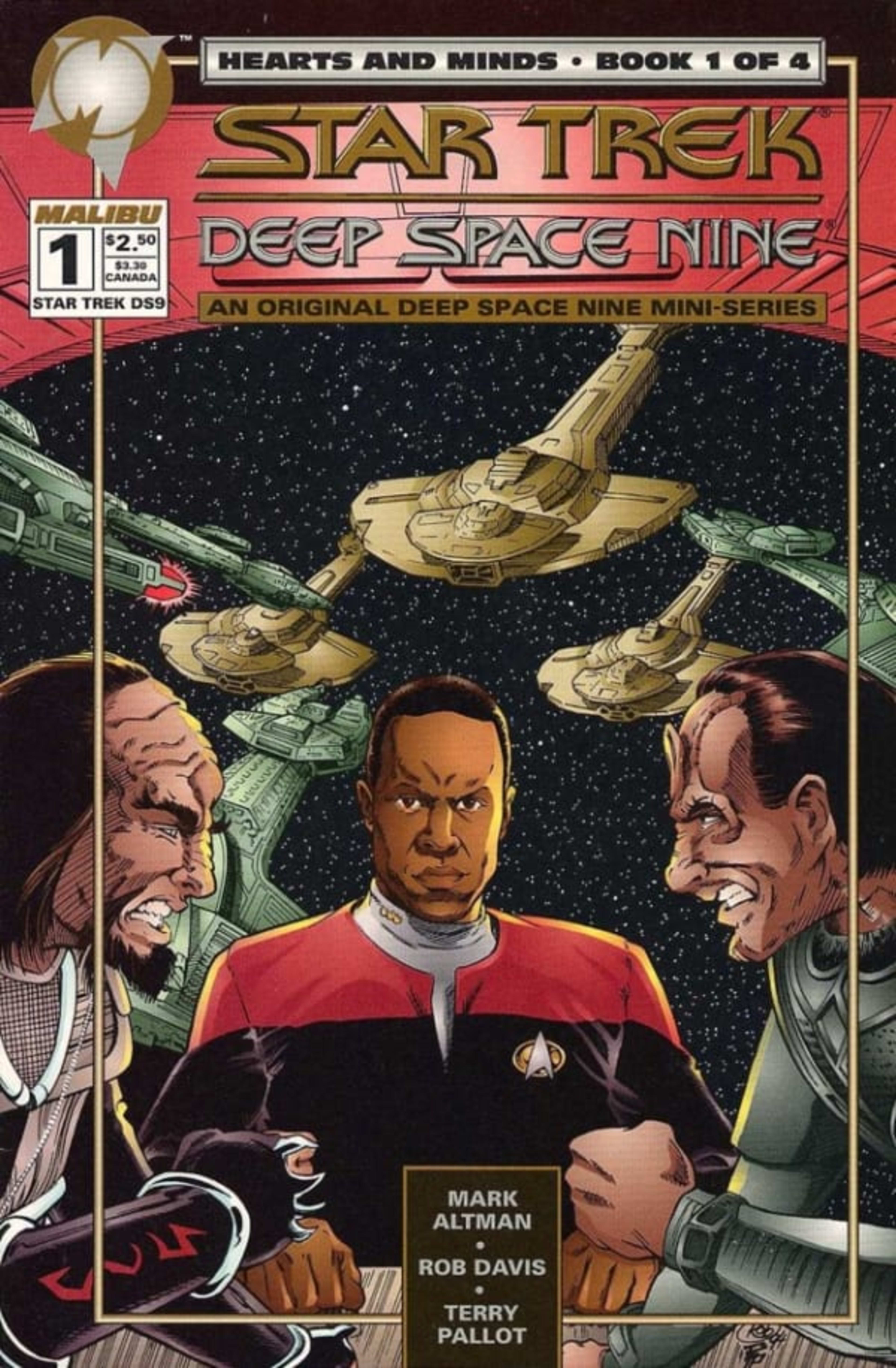 Star Trek: Deep Space Nine Hearts and Minds cover — © Malibu