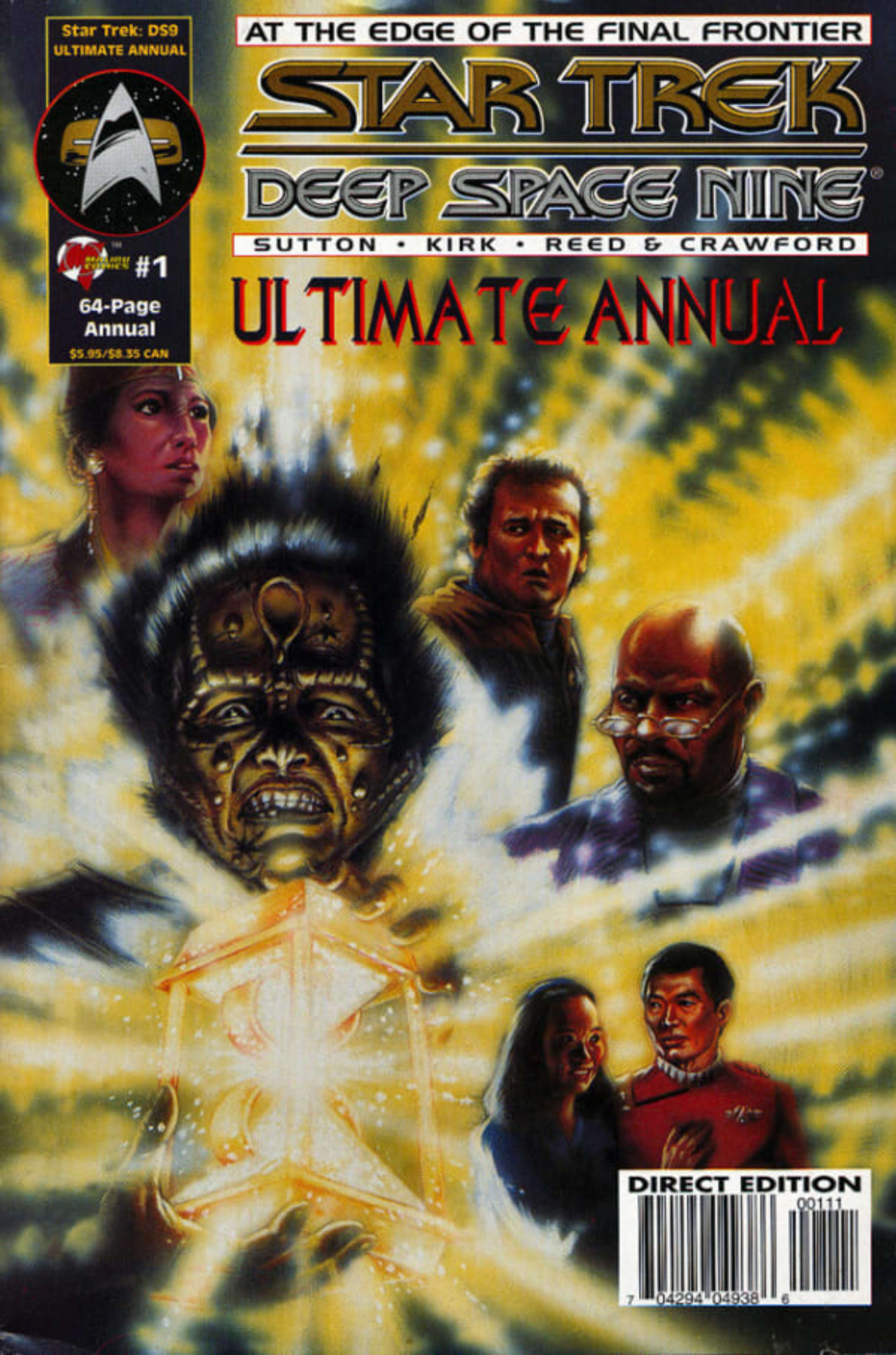 Star Trek: Deep Space Nine, Ultimate Annual cover — © Malibu