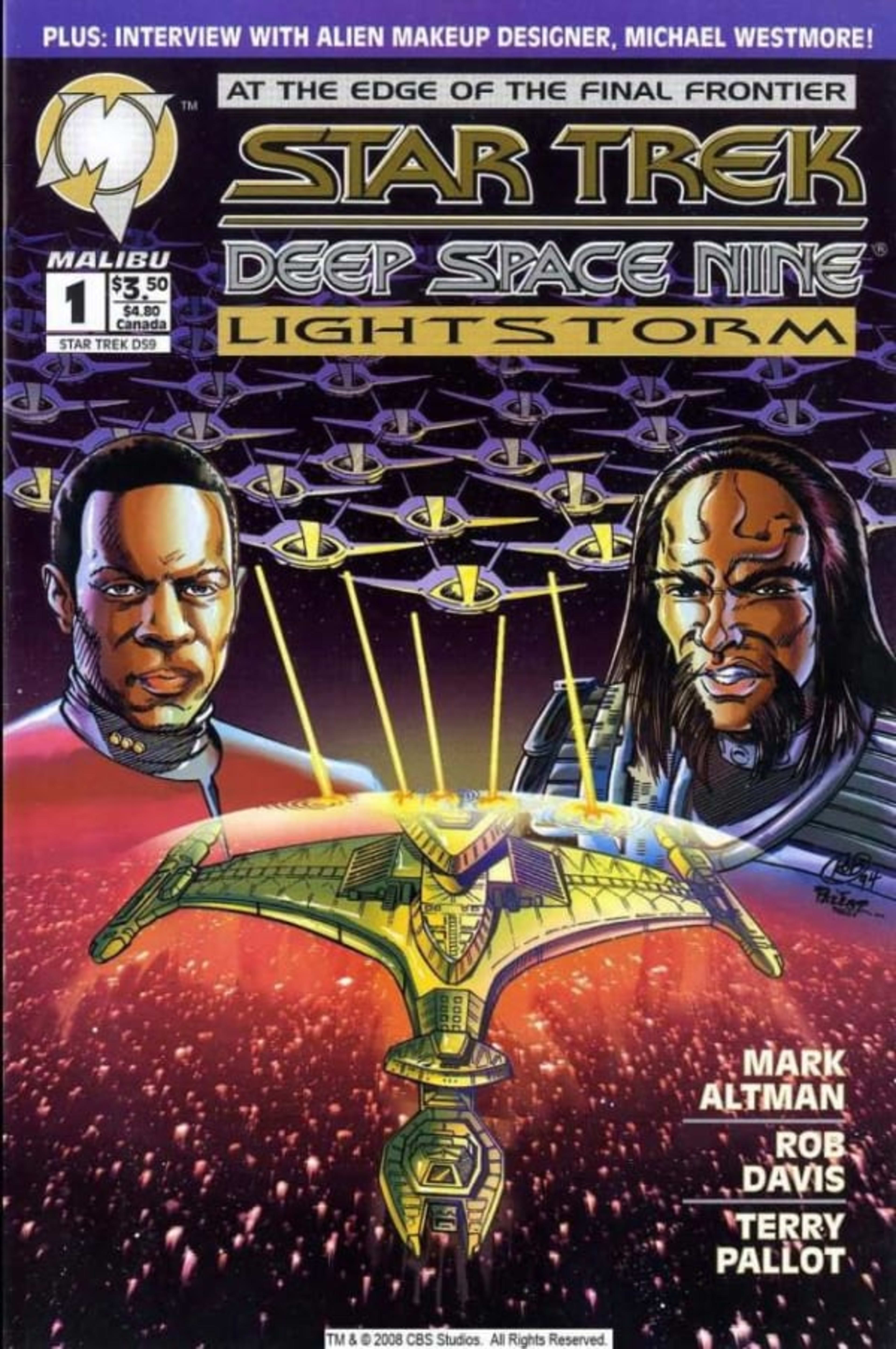 Star Trek: Deep Space Nine: Lightstorm cover — © Malibu
