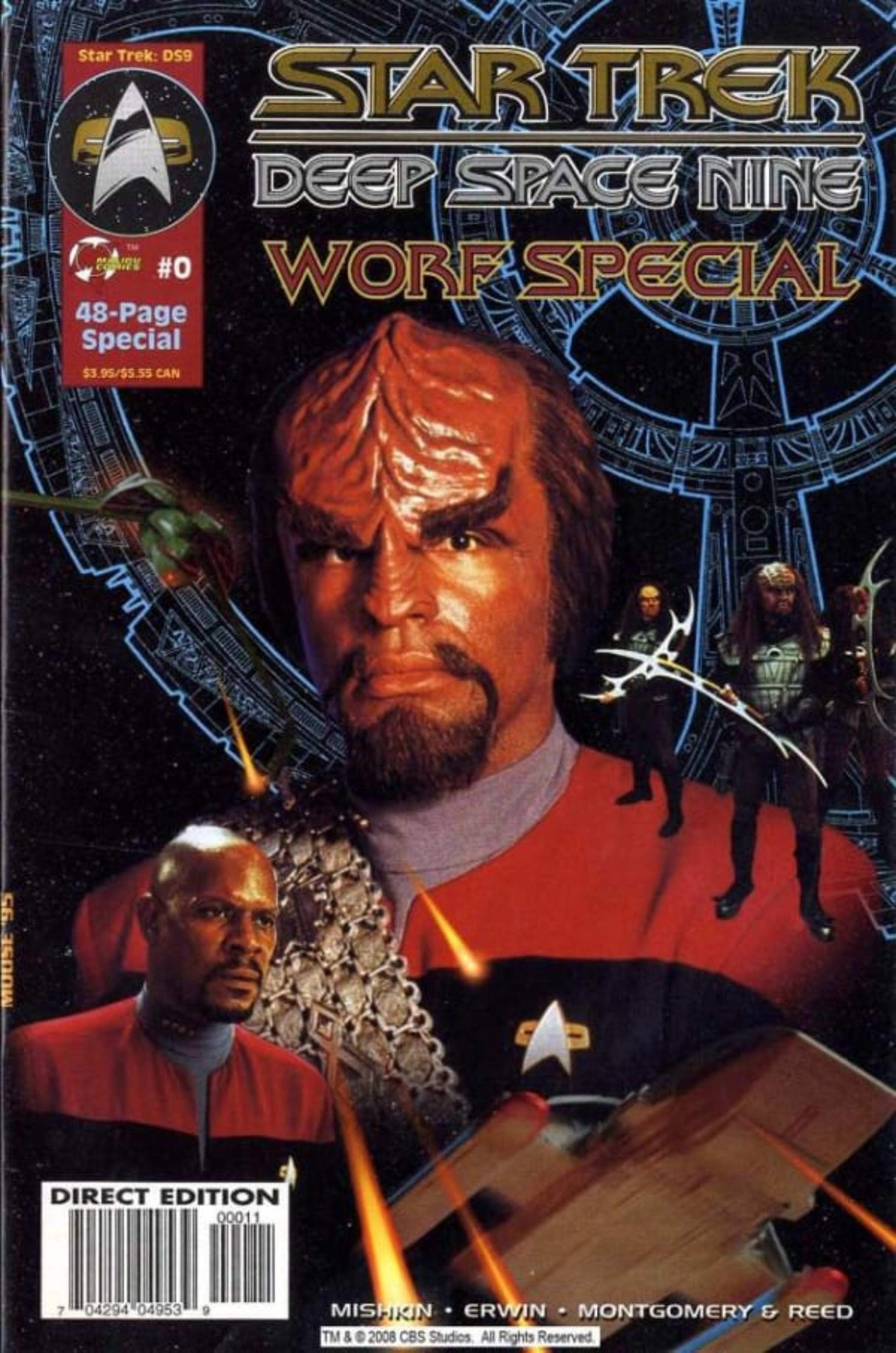Star Trek: Deep Space Nine: Worf Special cover — © Malibu