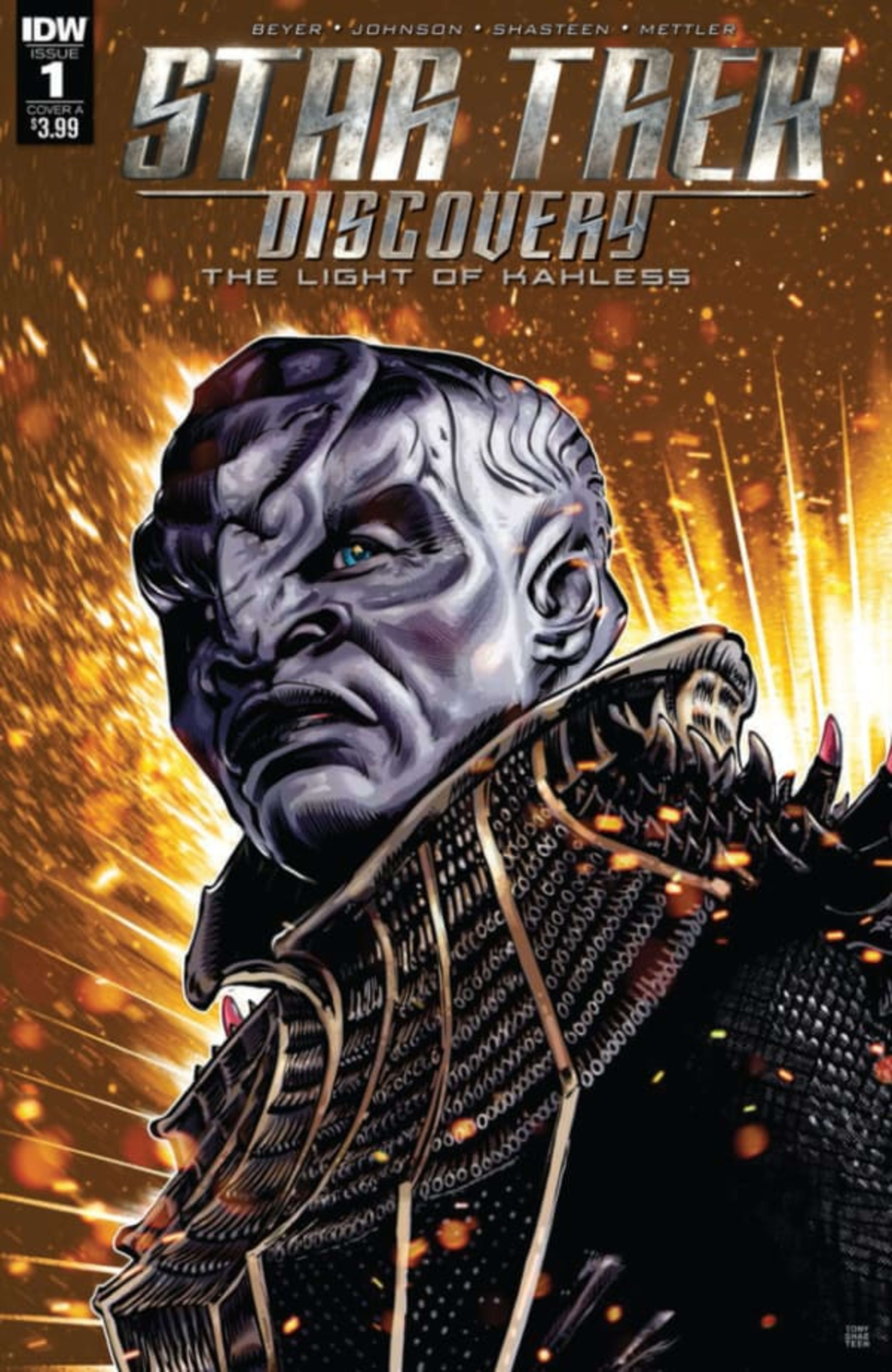 Star Trek: Discovery: The Light of Kahless cover — © IDW Publishing