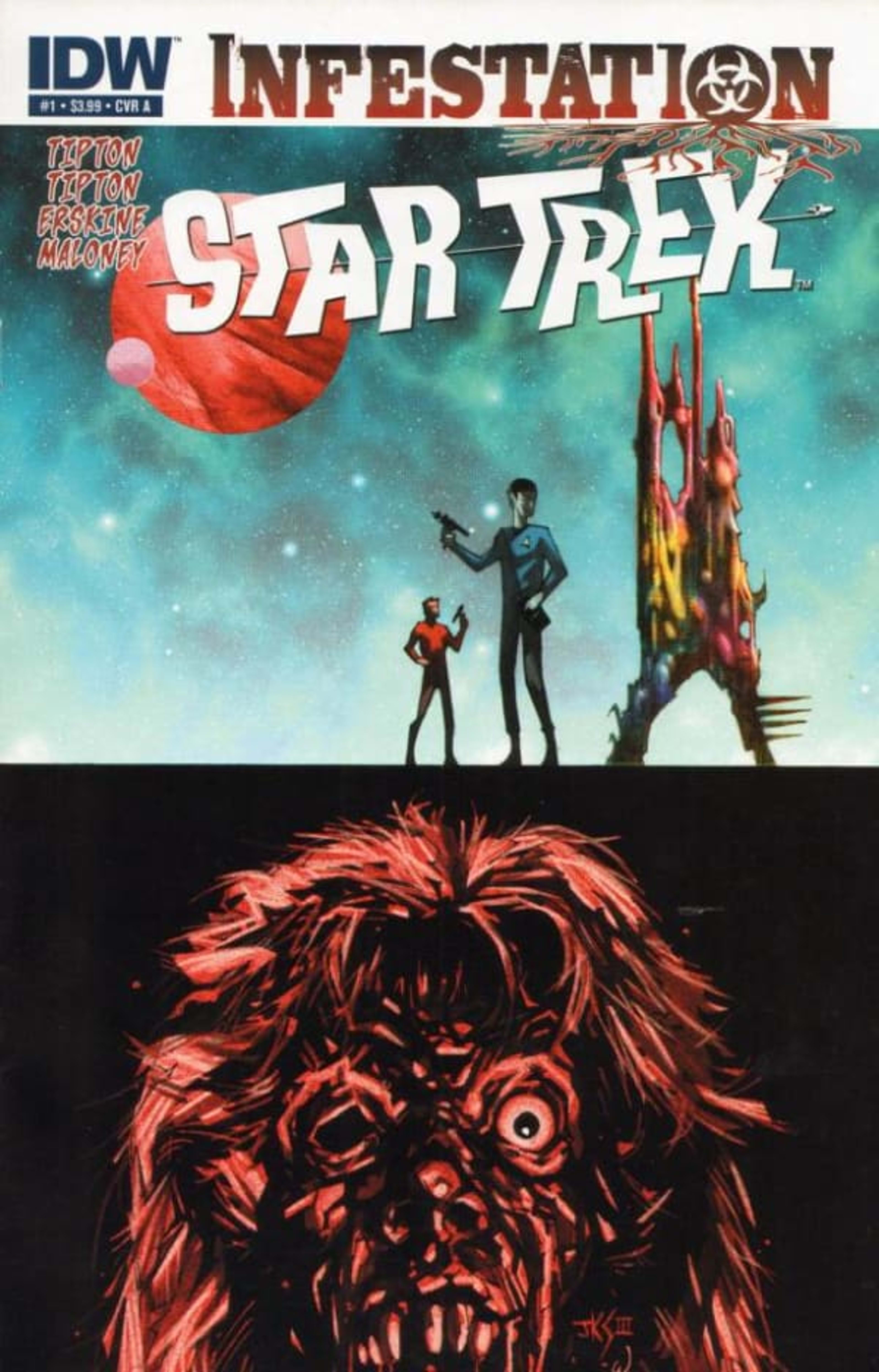 Star Trek: Infestation cover — © IDW Publishing