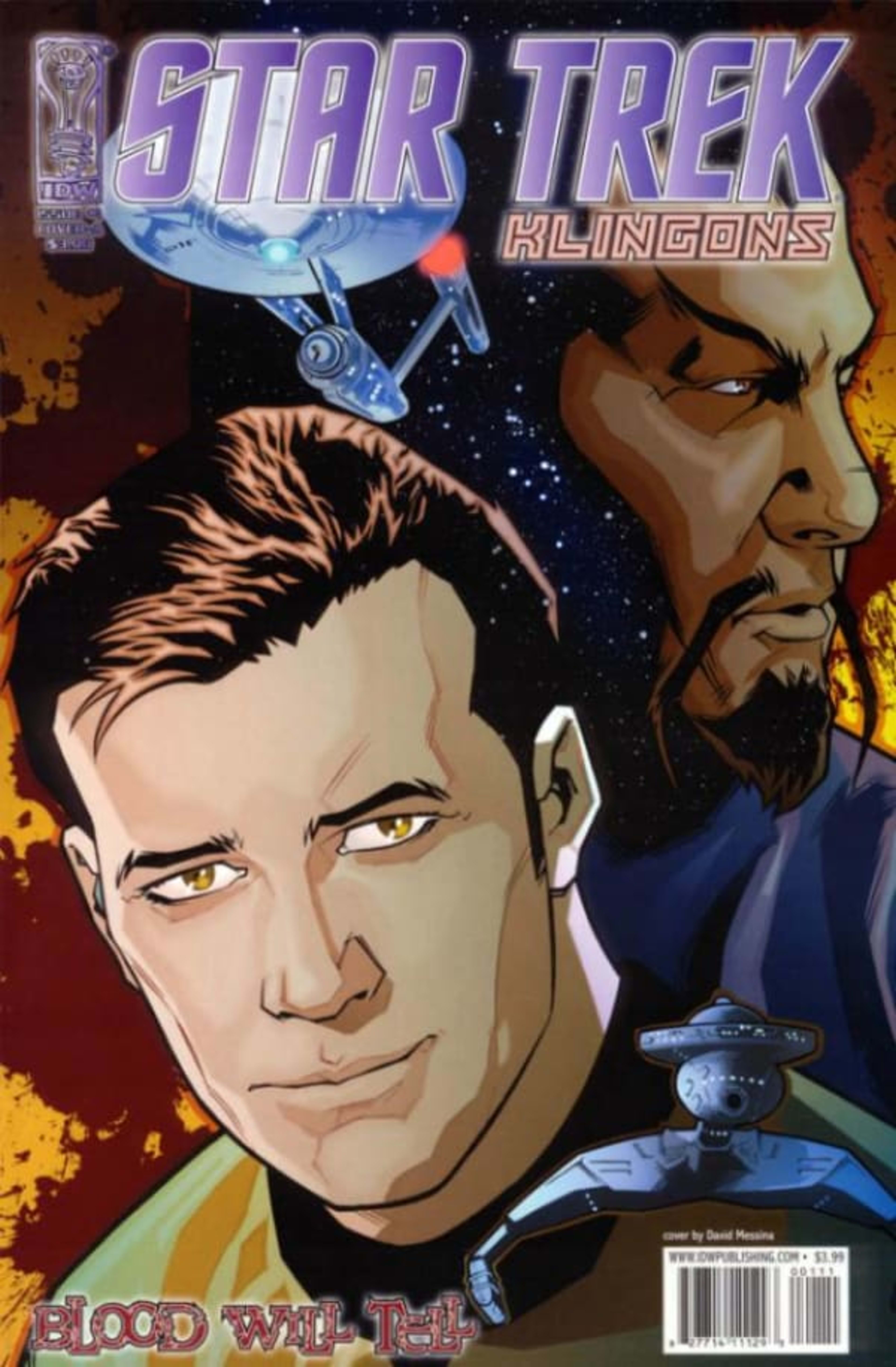 Star Trek: Klingons: Blood Will Tell cover — © IDW Publishing