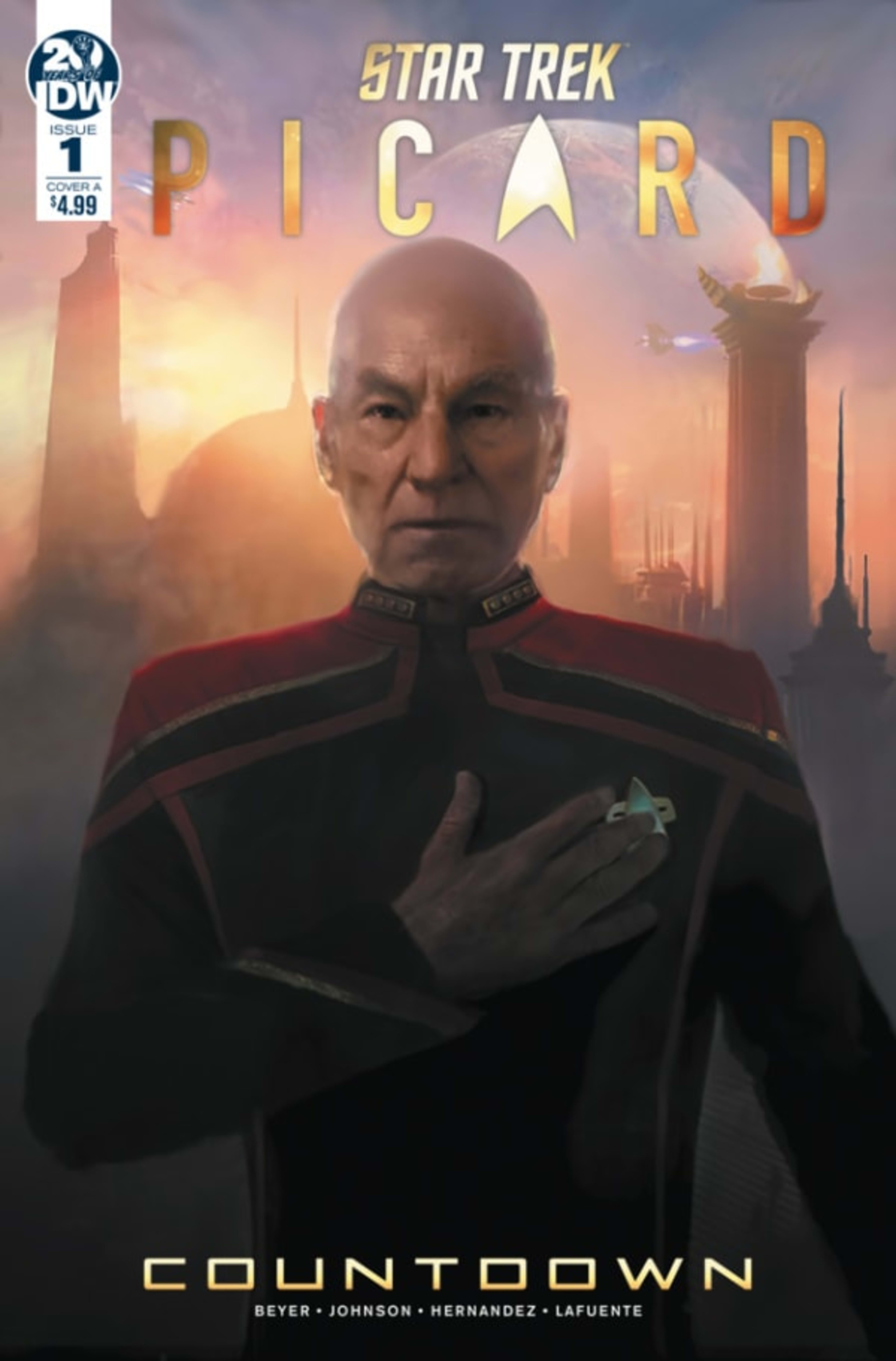Star Trek: Picard Countdown cover — © IDW Publishing