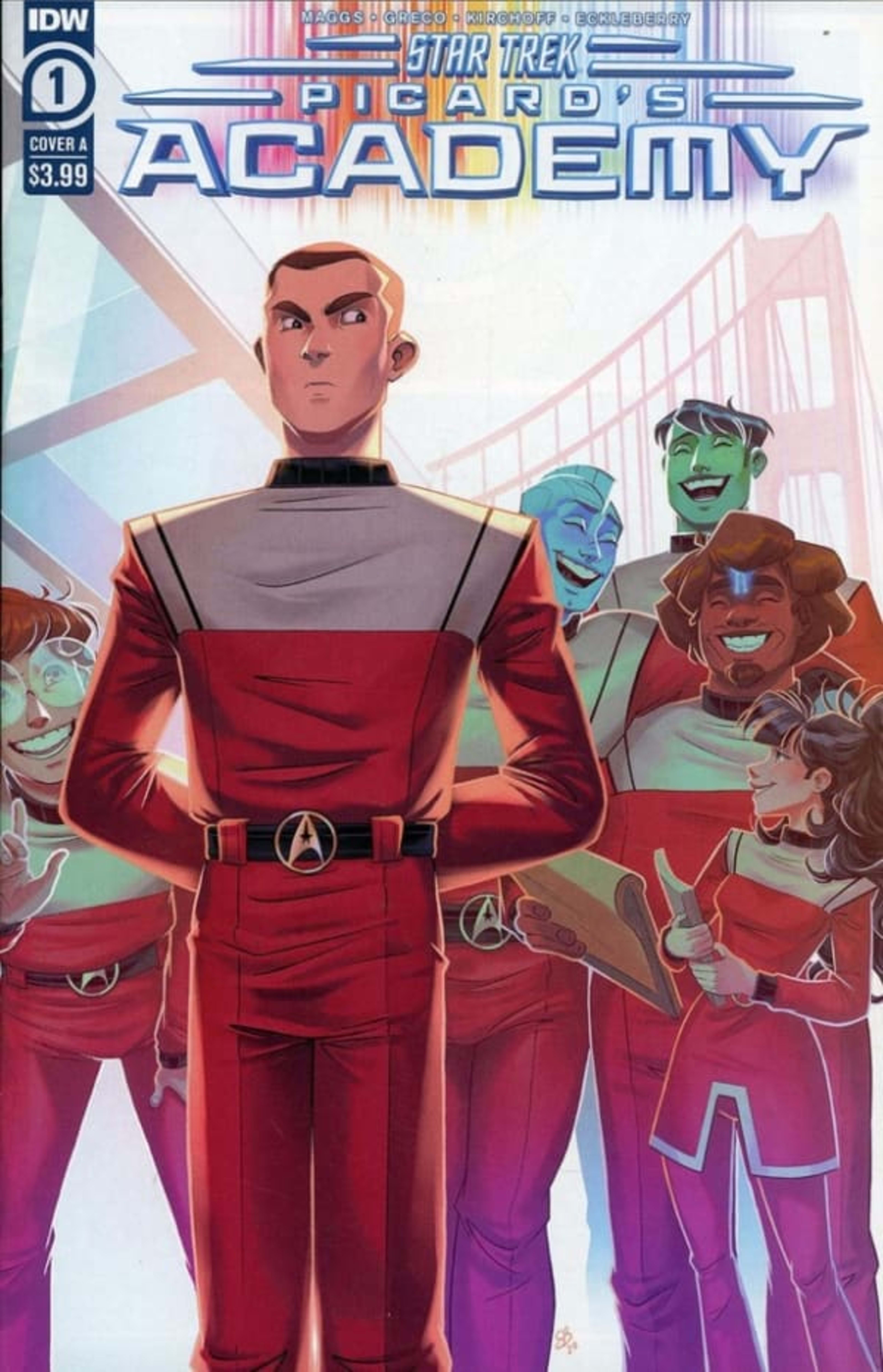 Star Trek: Picard's Academy cover — © IDW Publishing