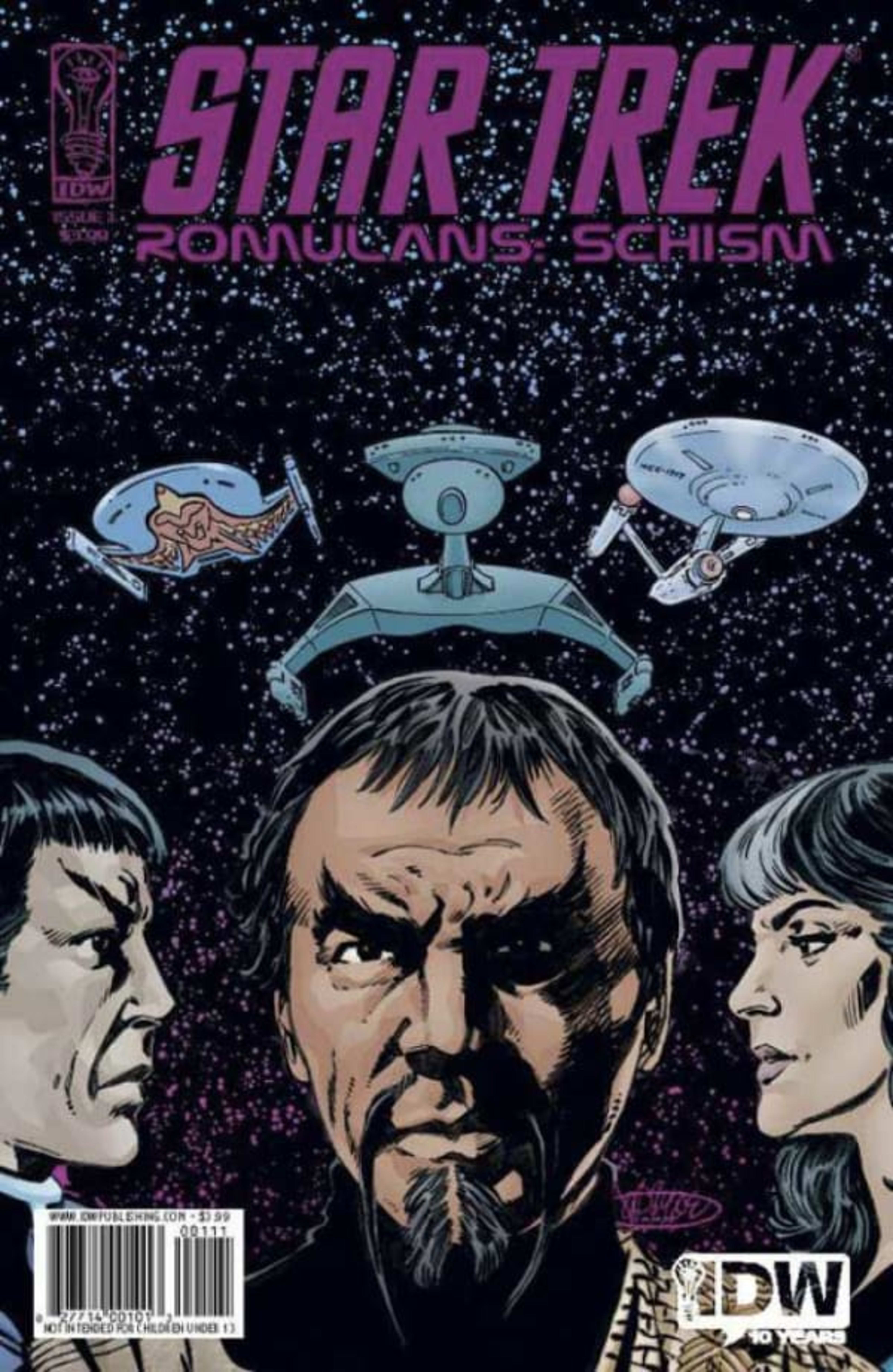 Star Trek: Romulans Schism cover — © IDW Publishing