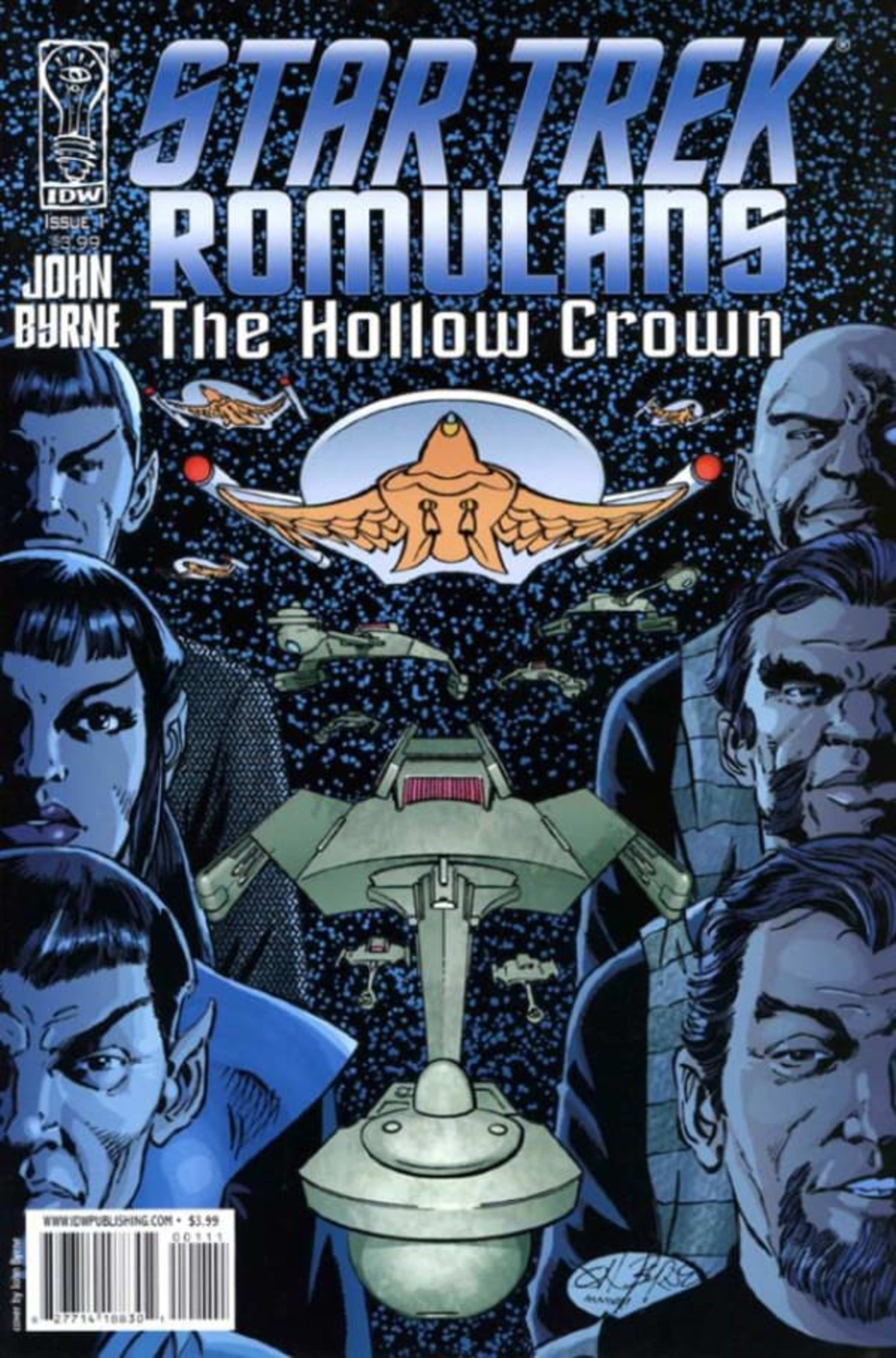 Star Trek: Romulans The Hollow Crown cover — © IDW Publishing