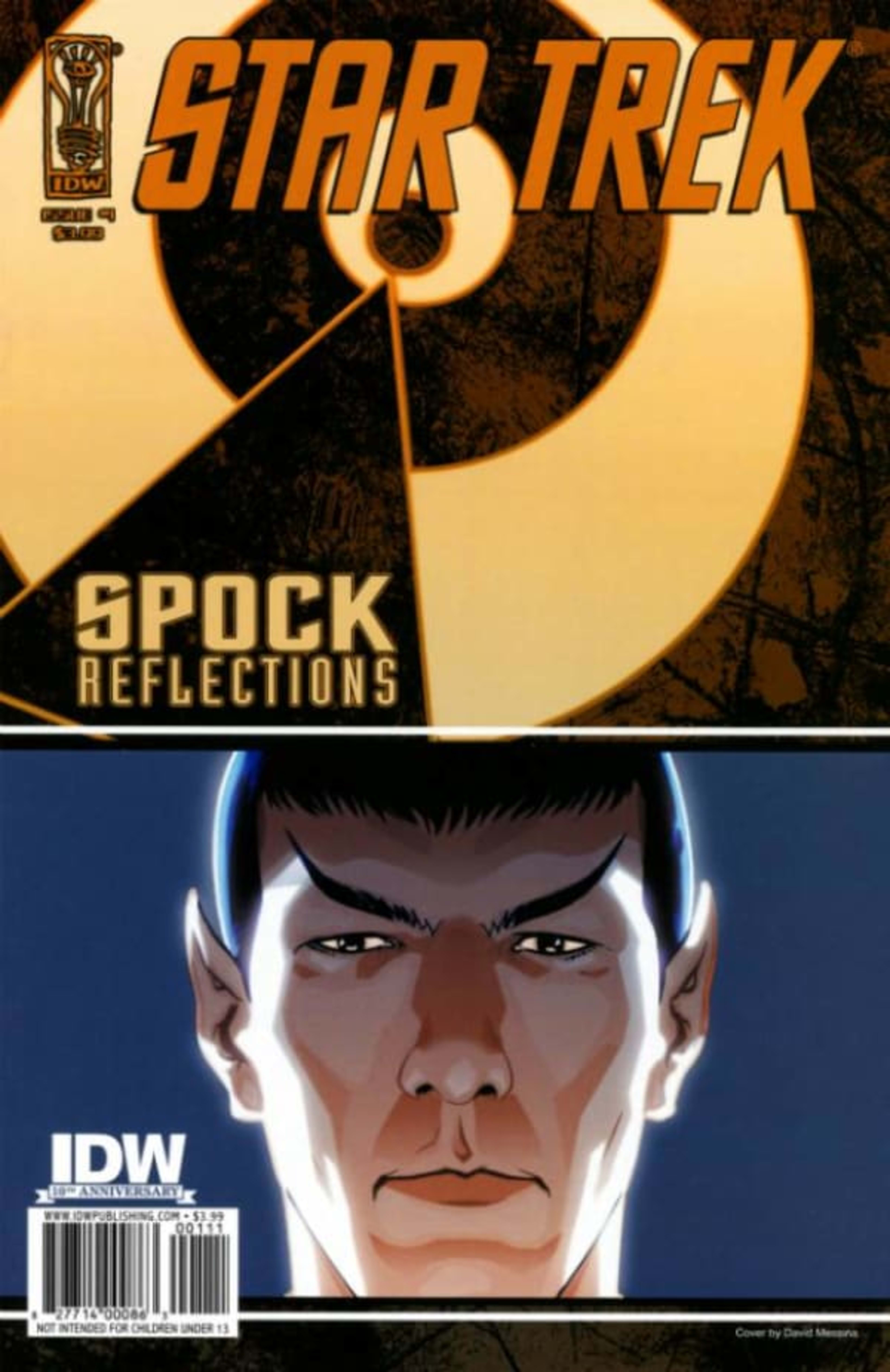 Star Trek: Spock: Reflections cover — © IDW Publishing