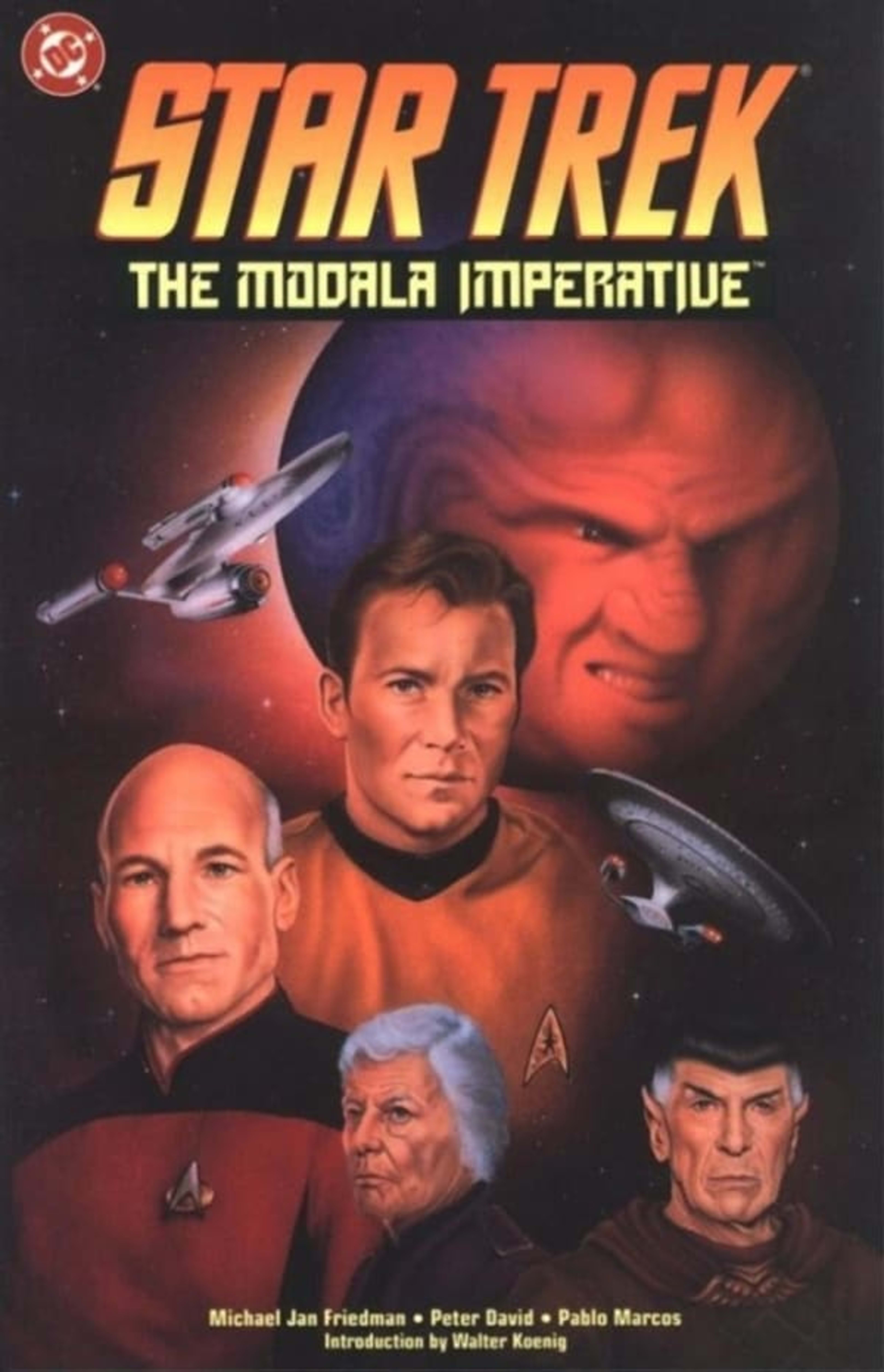 Star Trek: The Modala Imperative cover — © DC Comics