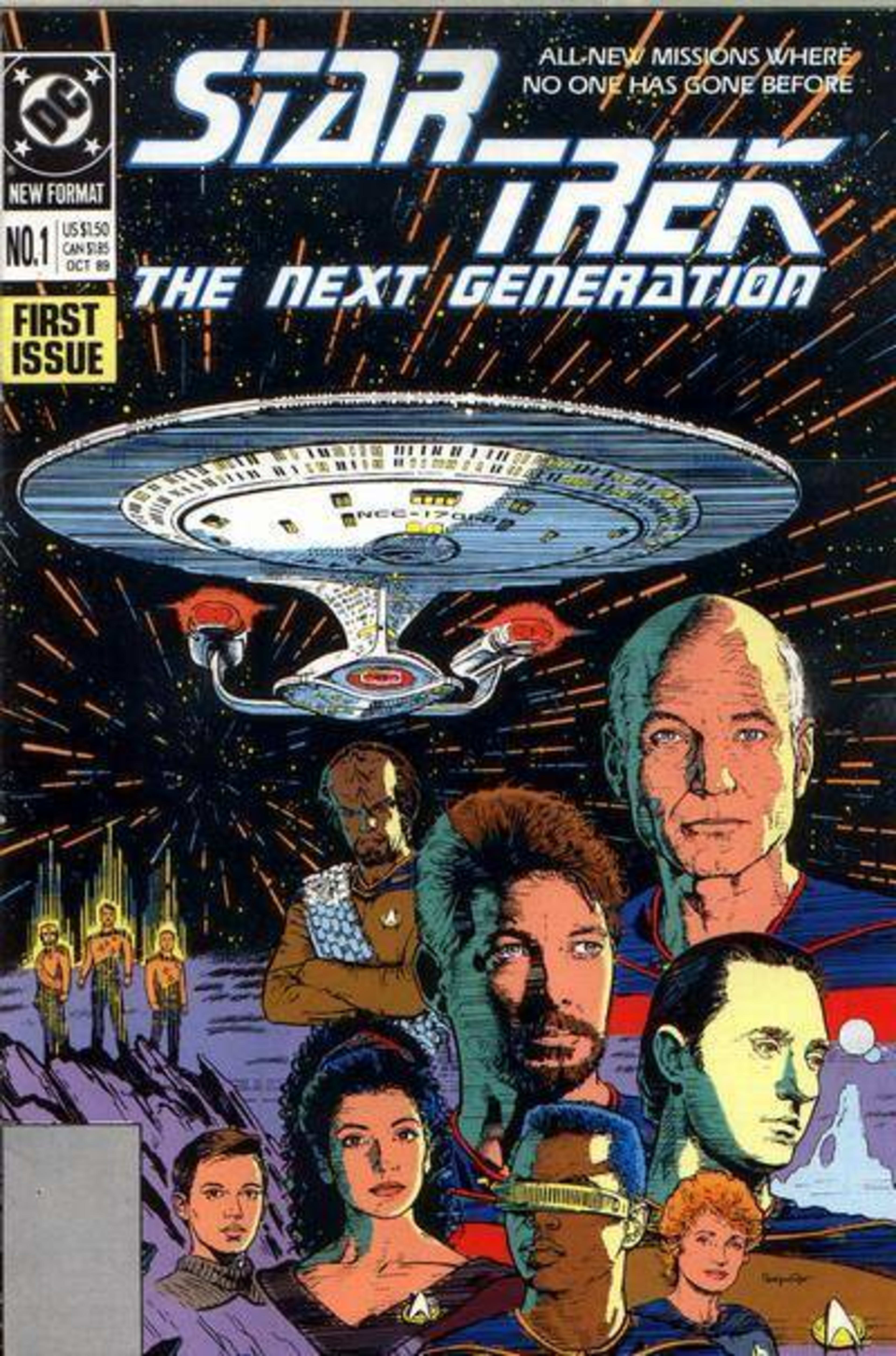 Star Trek: The Next Generation cover — © DC Comics