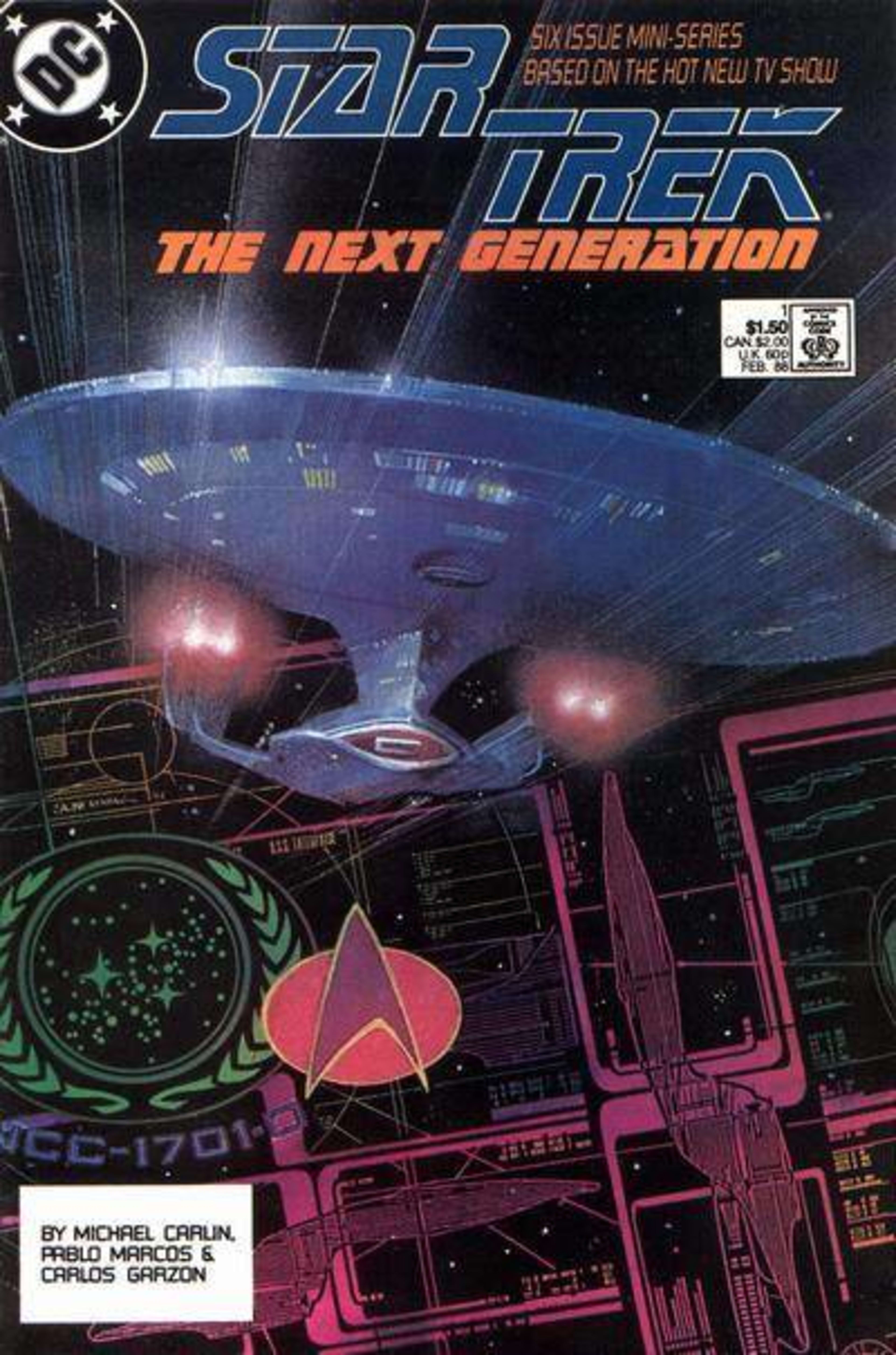 Star Trek: The Next Generation cover — © DC Comics
