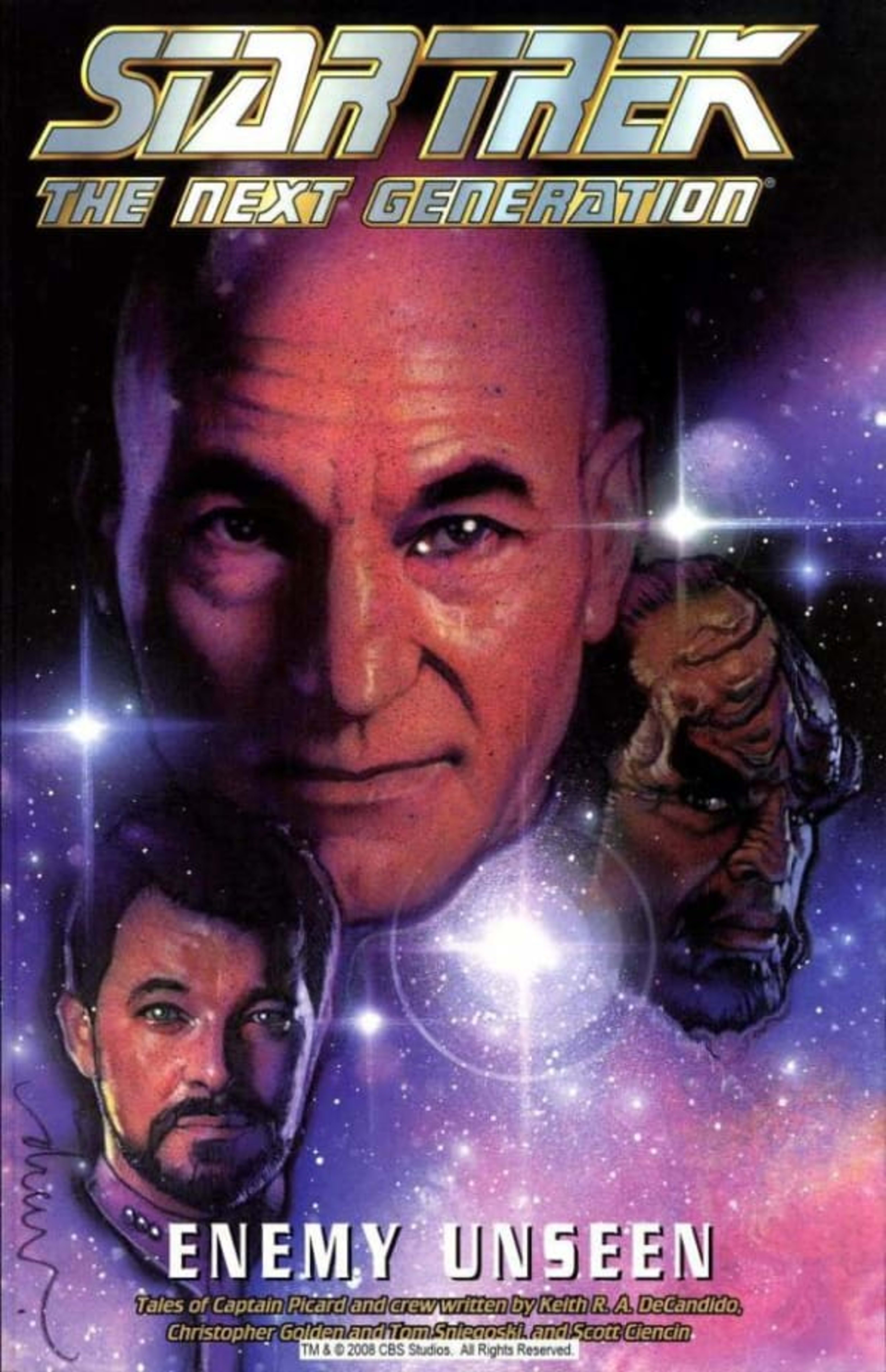 Star Trek: The Next Generation - Enemy Unseen cover — © DC Comics
