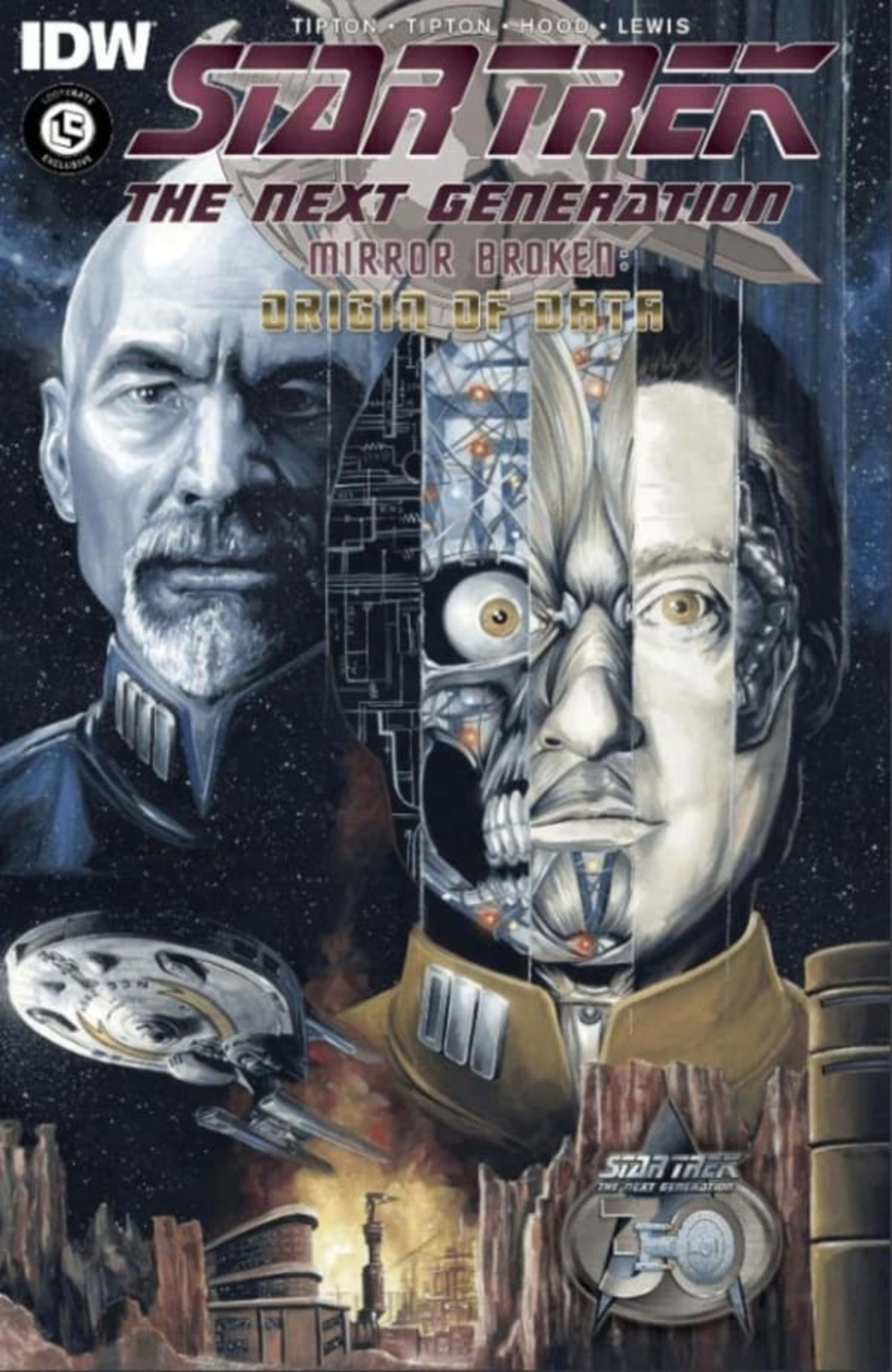 Star Trek: The Next Generation - Mirror Broken: Origin of Data cover — © IDW Publishing
