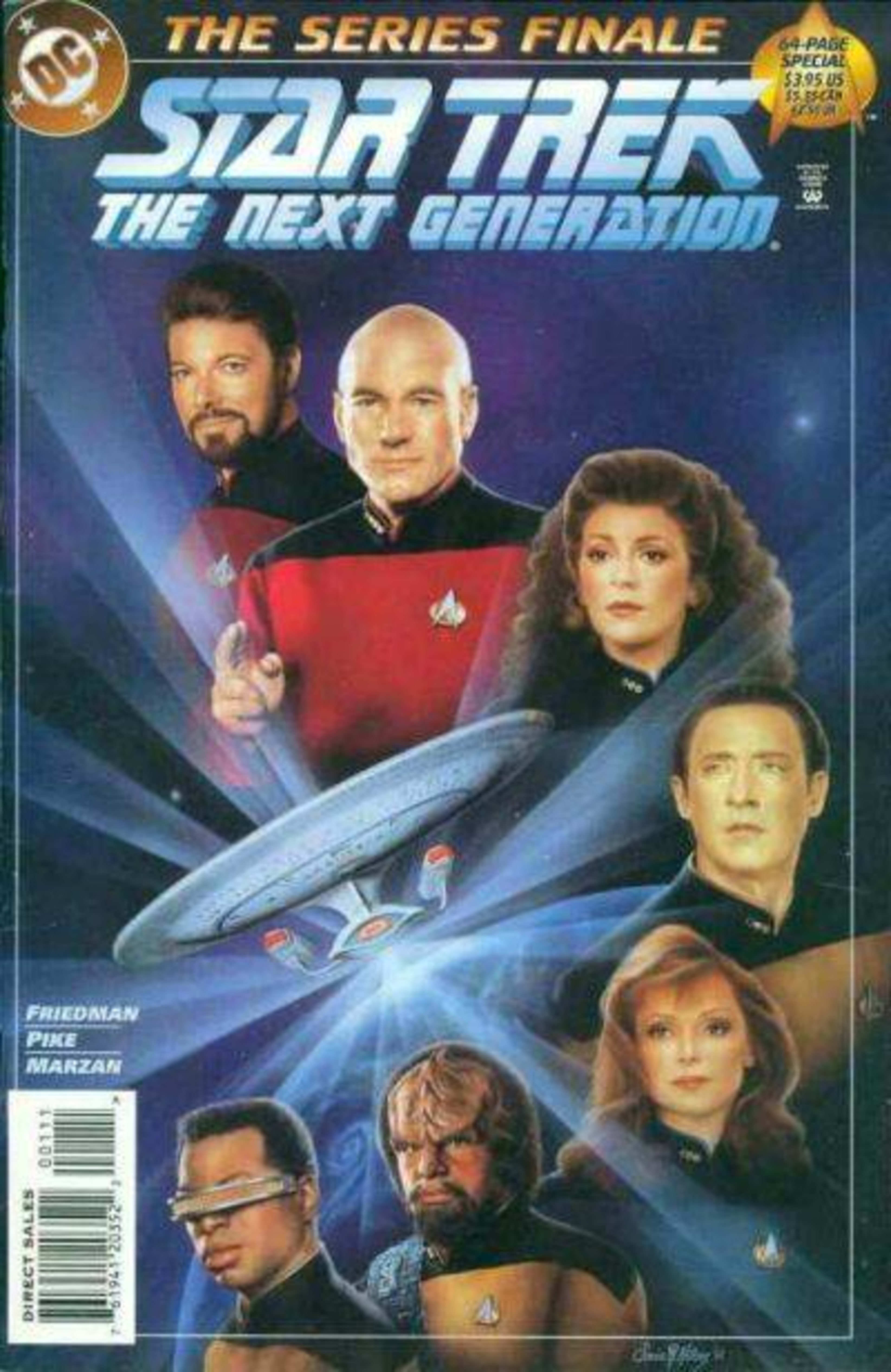 Star Trek: The Next Generation - The Series Finale cover — © DC Comics