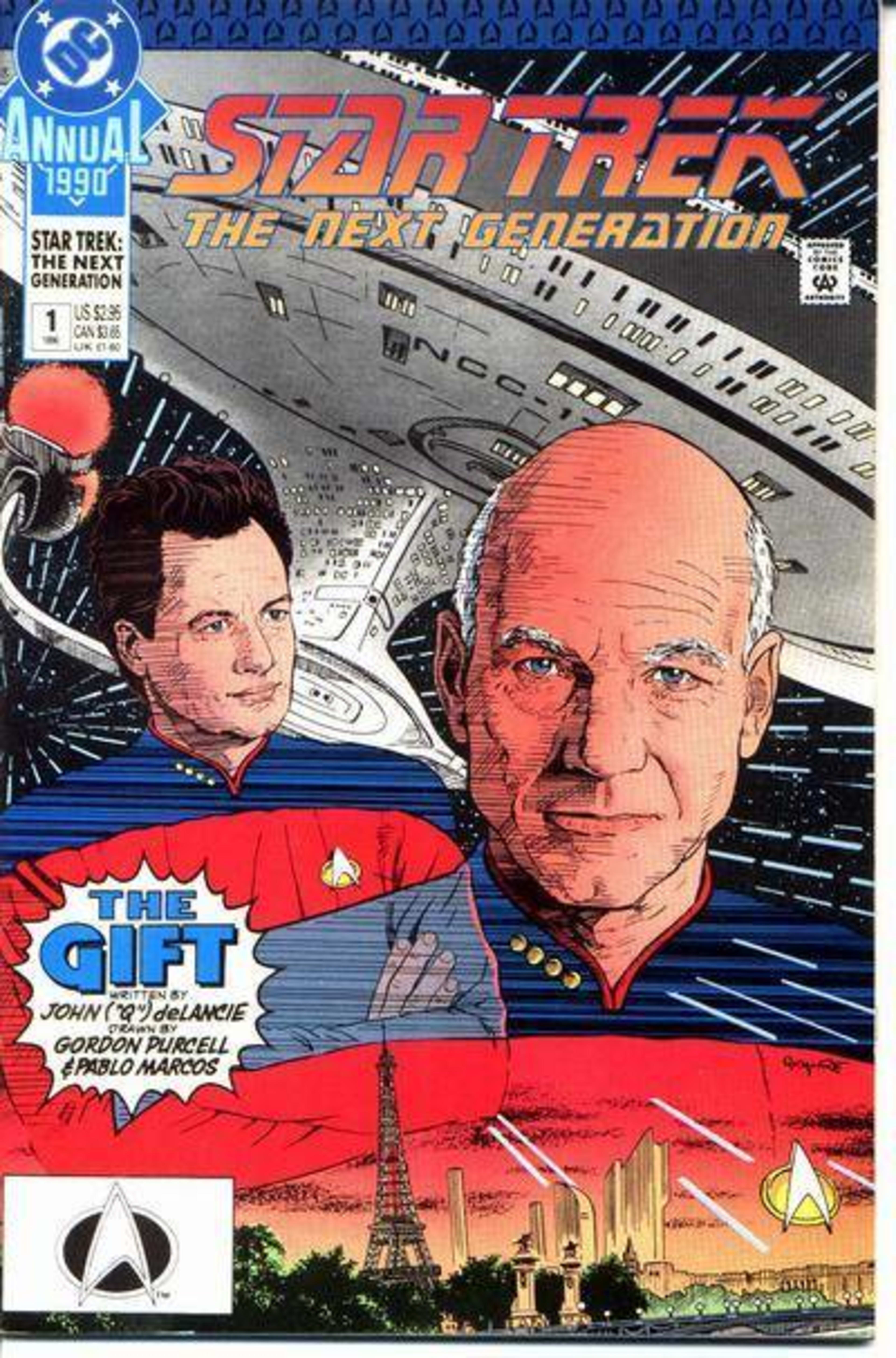 Star Trek: The Next Generation Annual cover — © DC Comics