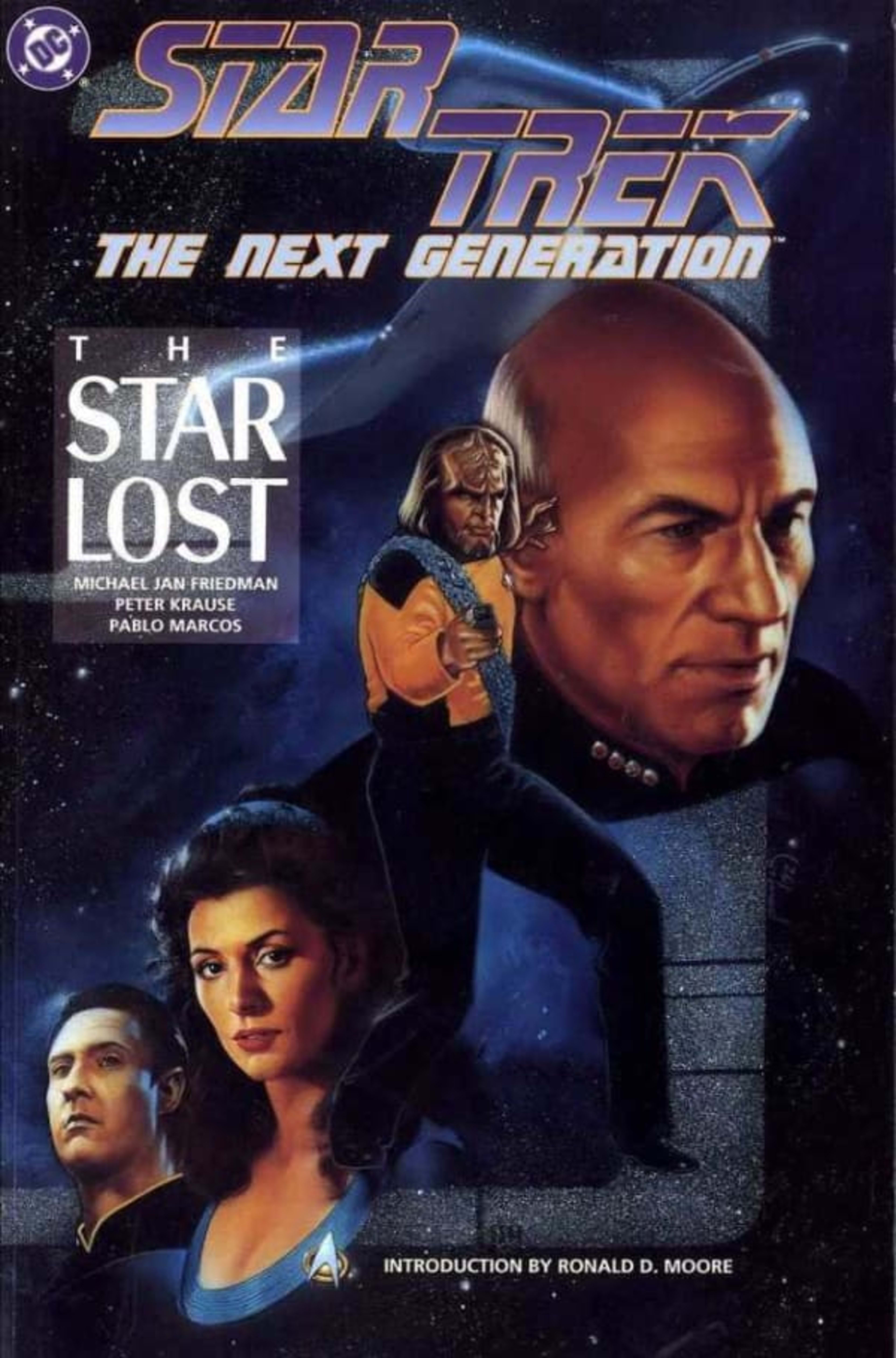Star Trek: The Next Generation The Star Lost cover — © DC Comics