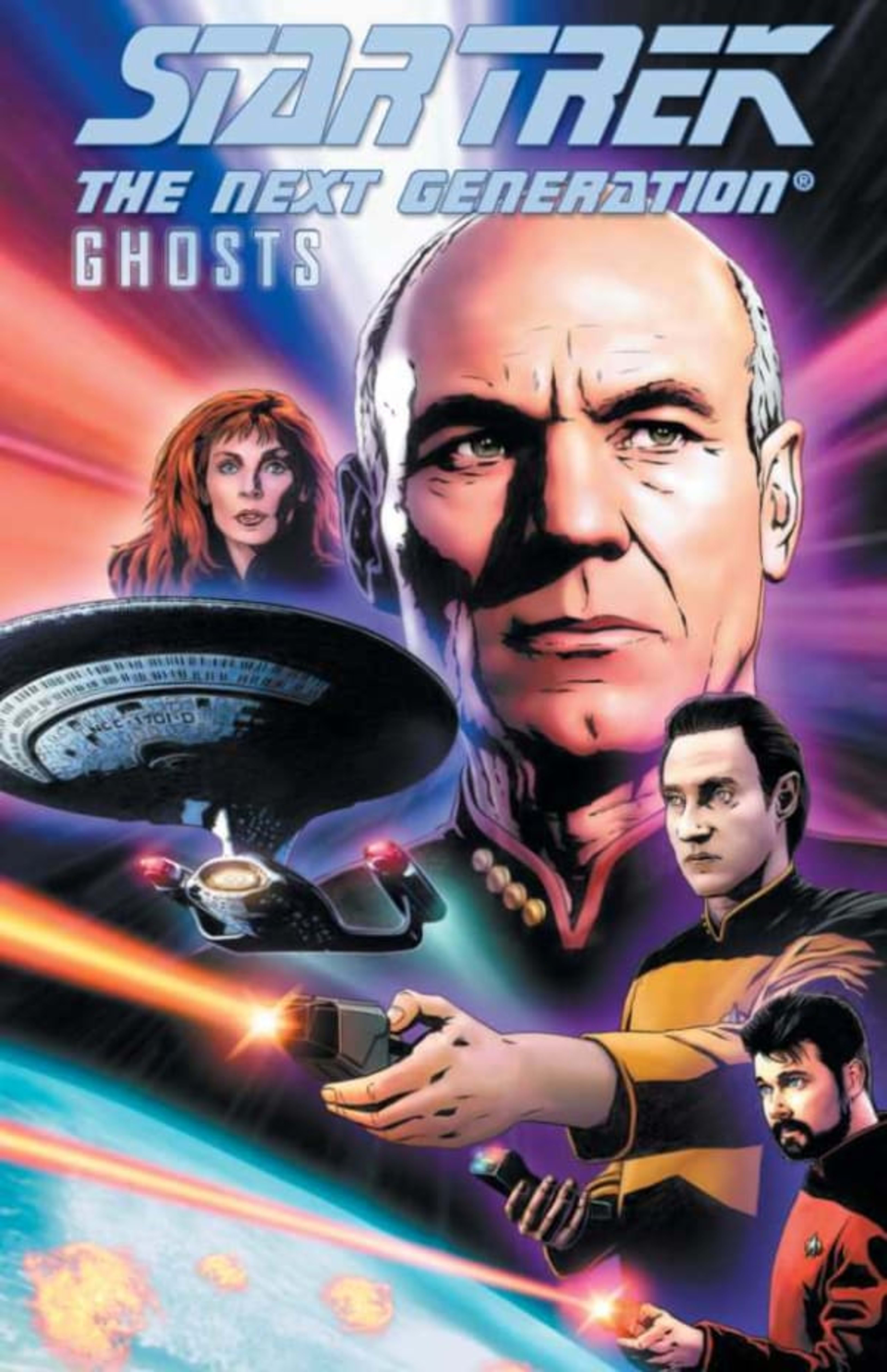 Star Trek: The Next Generation: Ghosts cover — © IDW Publishing