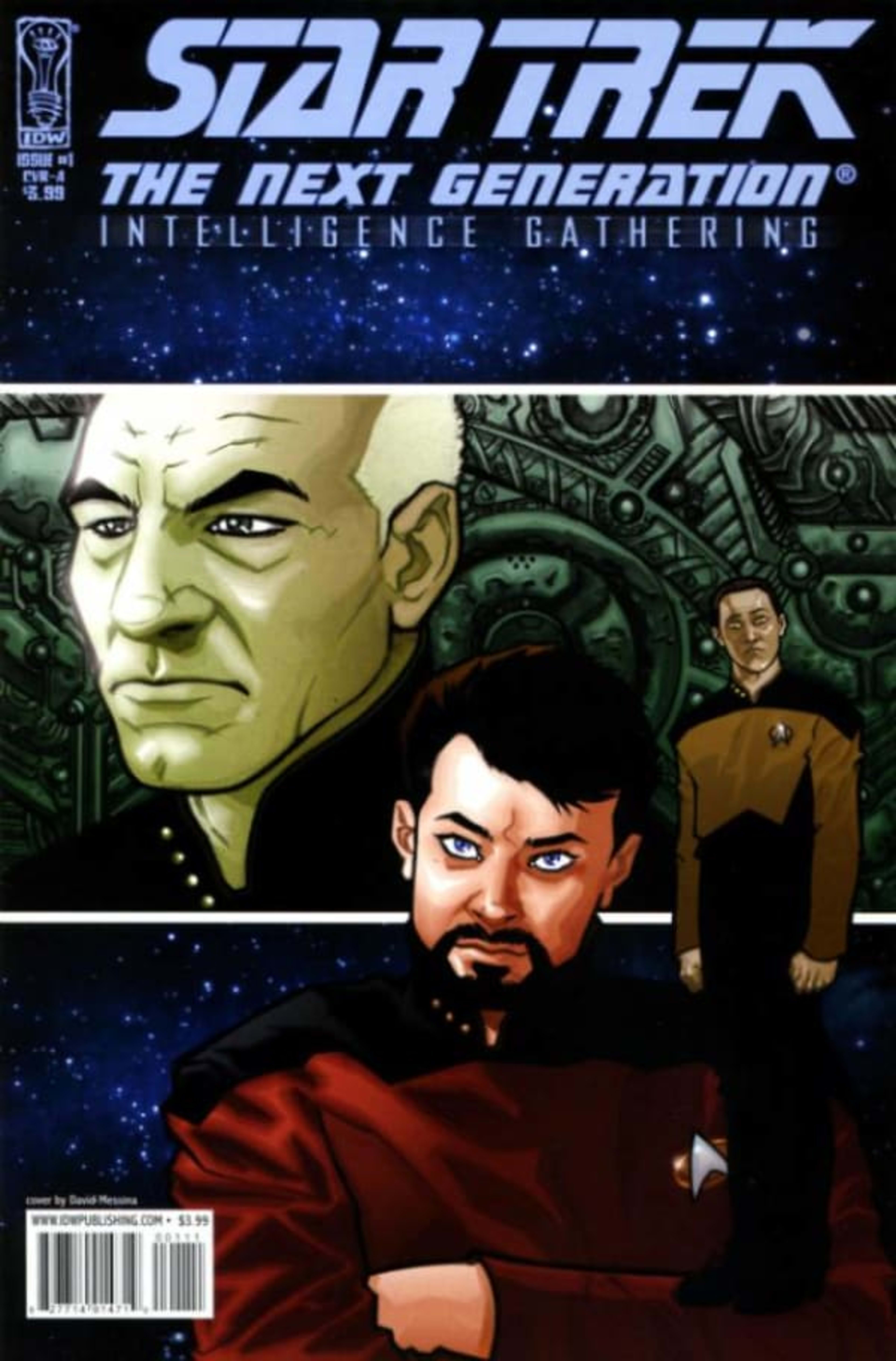 Star Trek: The Next Generation: Intelligence Gathering cover — © IDW Publishing