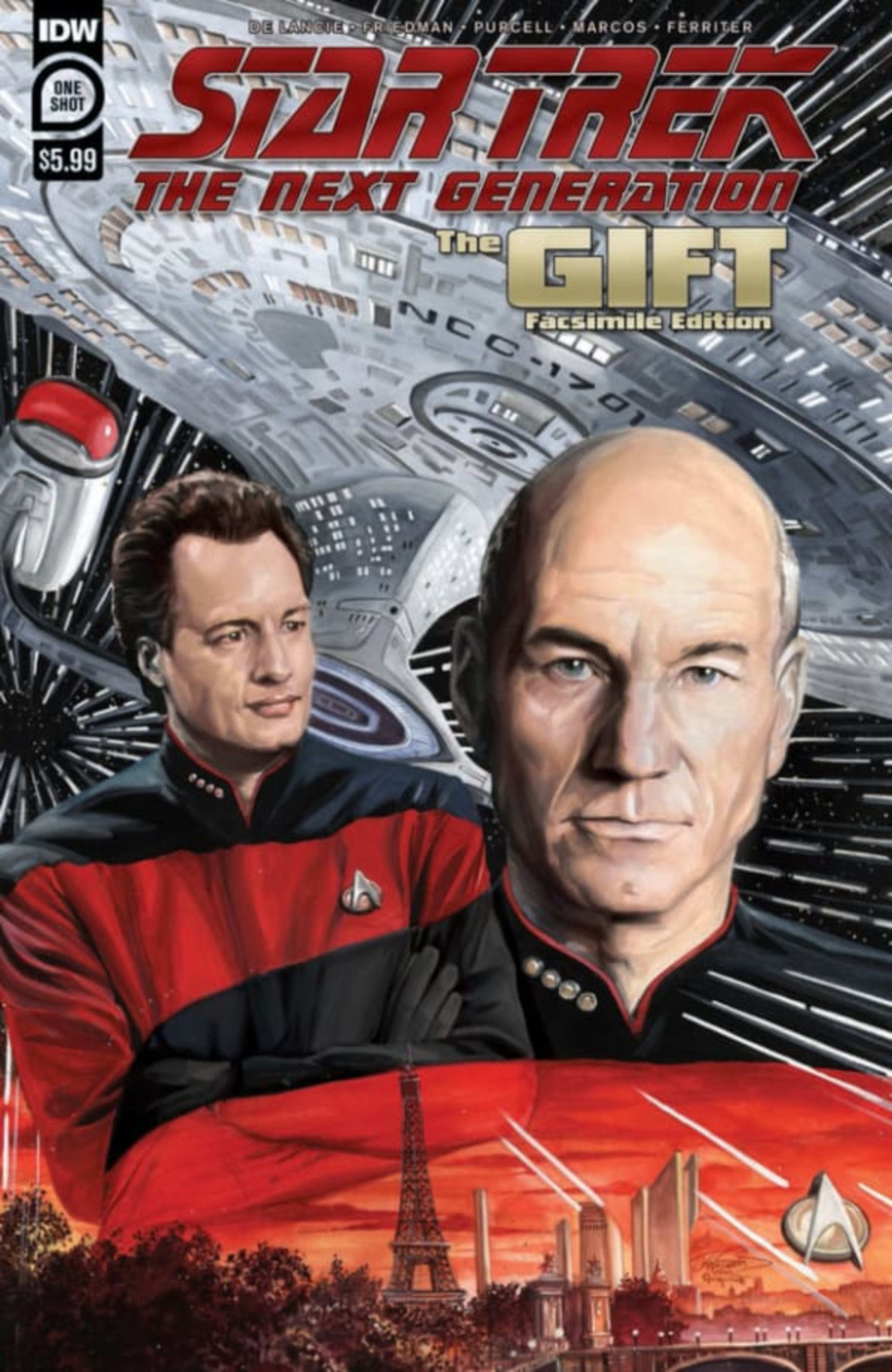 Star Trek: The Next Generation: The Gift Facsimile Edition cover — © IDW Publishing
