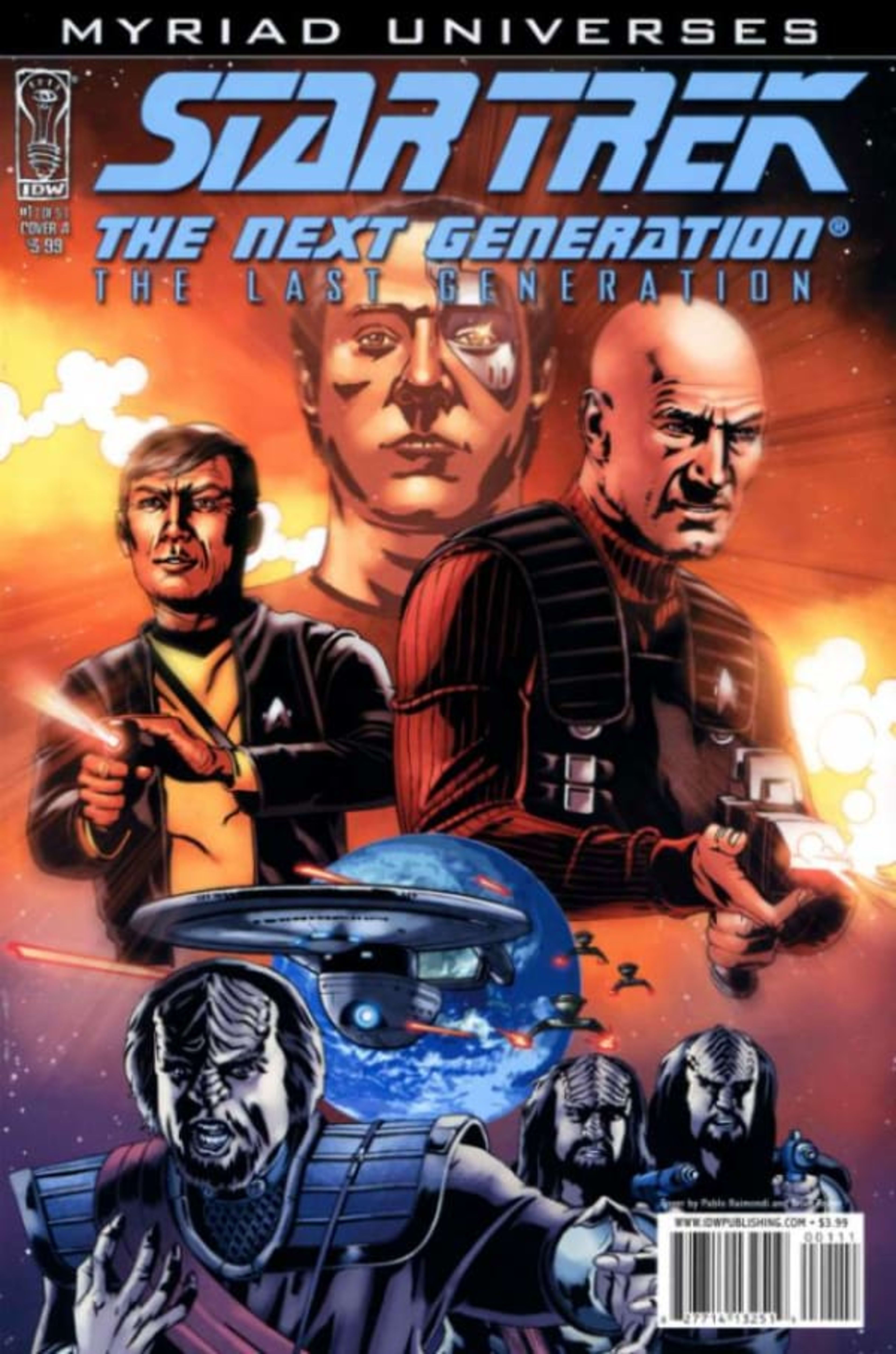 Star Trek: The Next Generation: The Last Generation cover — © IDW Publishing