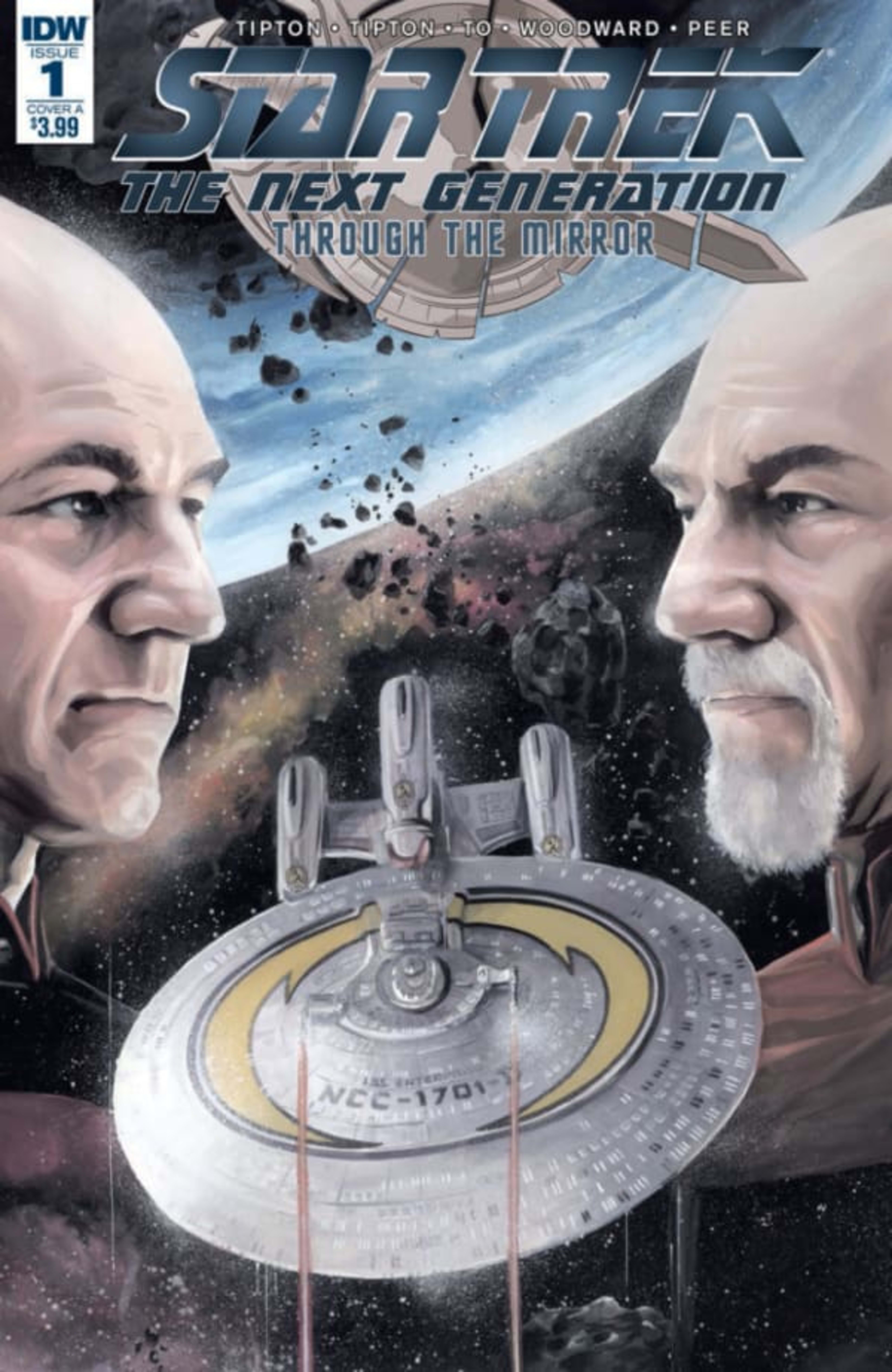 Star Trek: The Next Generation: Through the Mirror cover — © IDW Publishing
