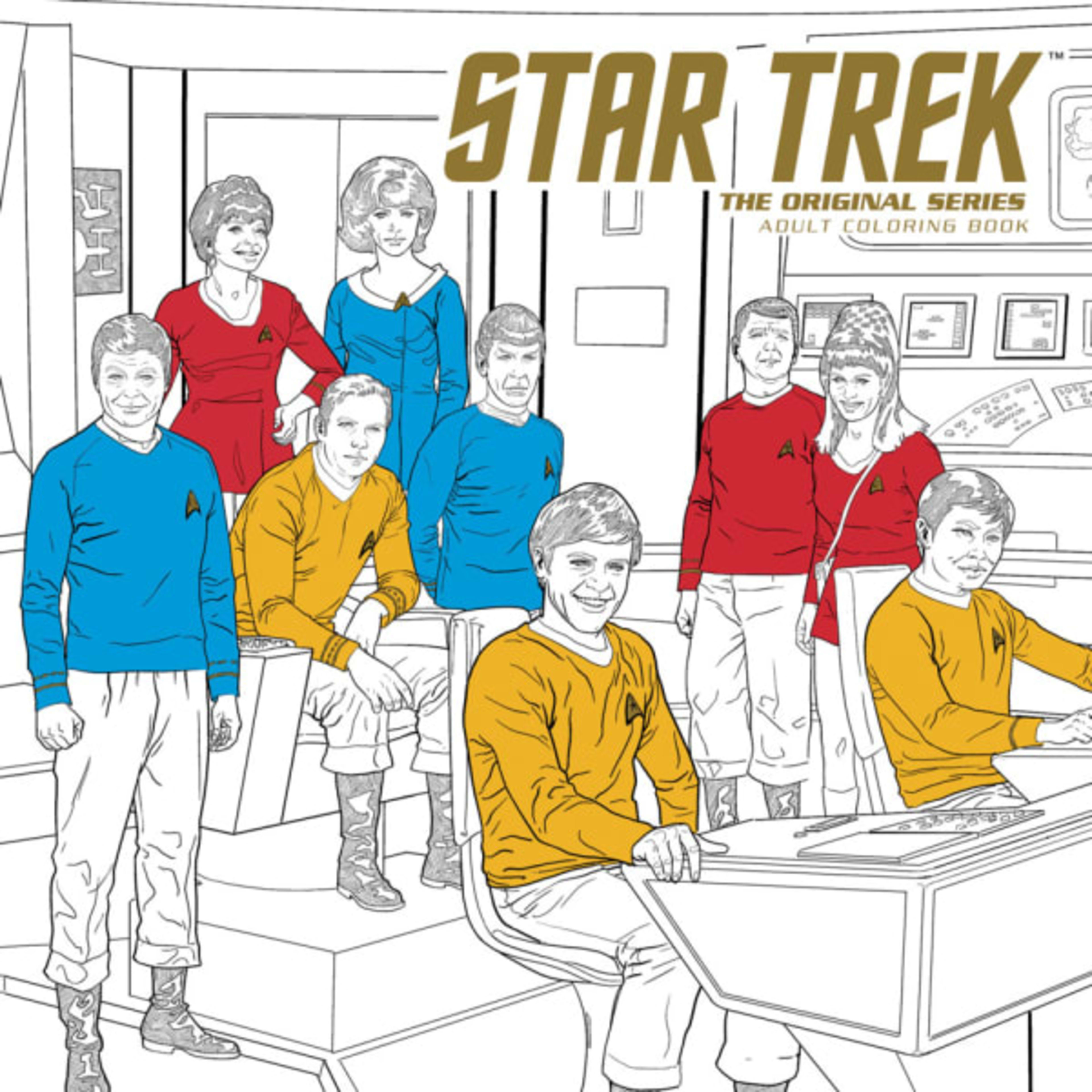 Star Trek: The Original Series Adult Coloring Book cover — © Dark Horse Comics