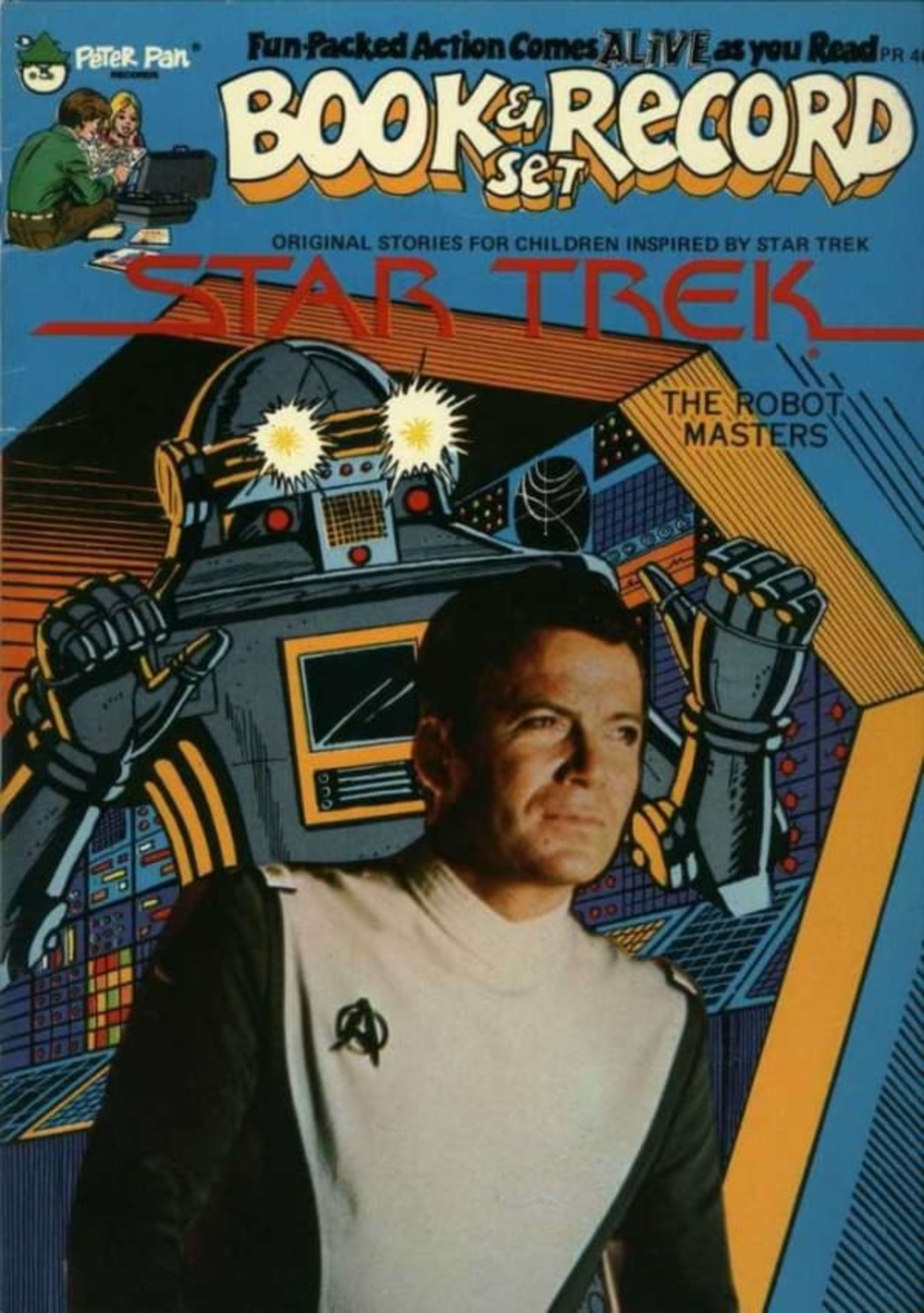 Star Trek: The Robot Masters cover — © Peter Pan Records