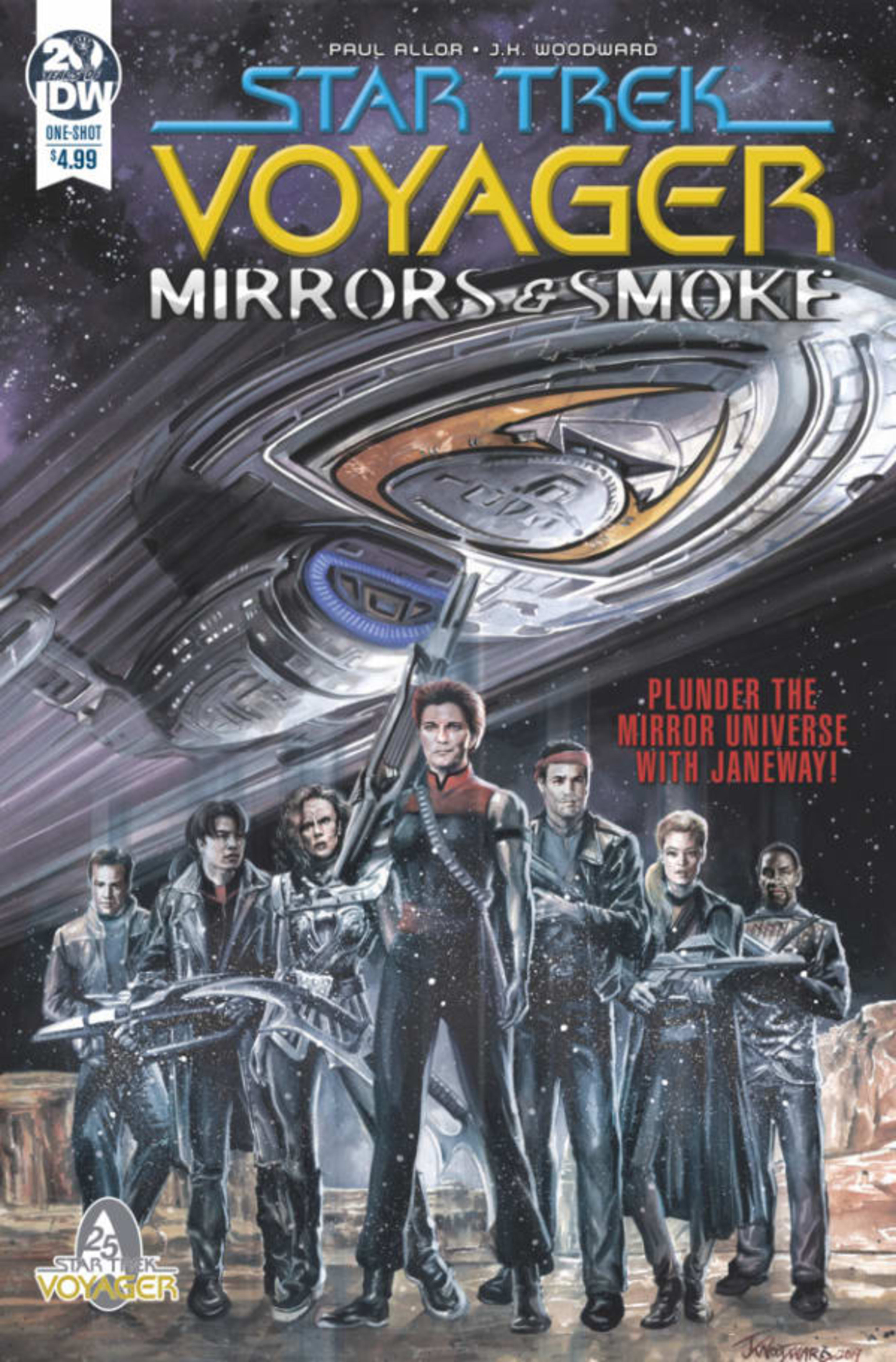 Star Trek: Voyager: Mirrors and Smoke One-Shot cover — © IDW Publishing