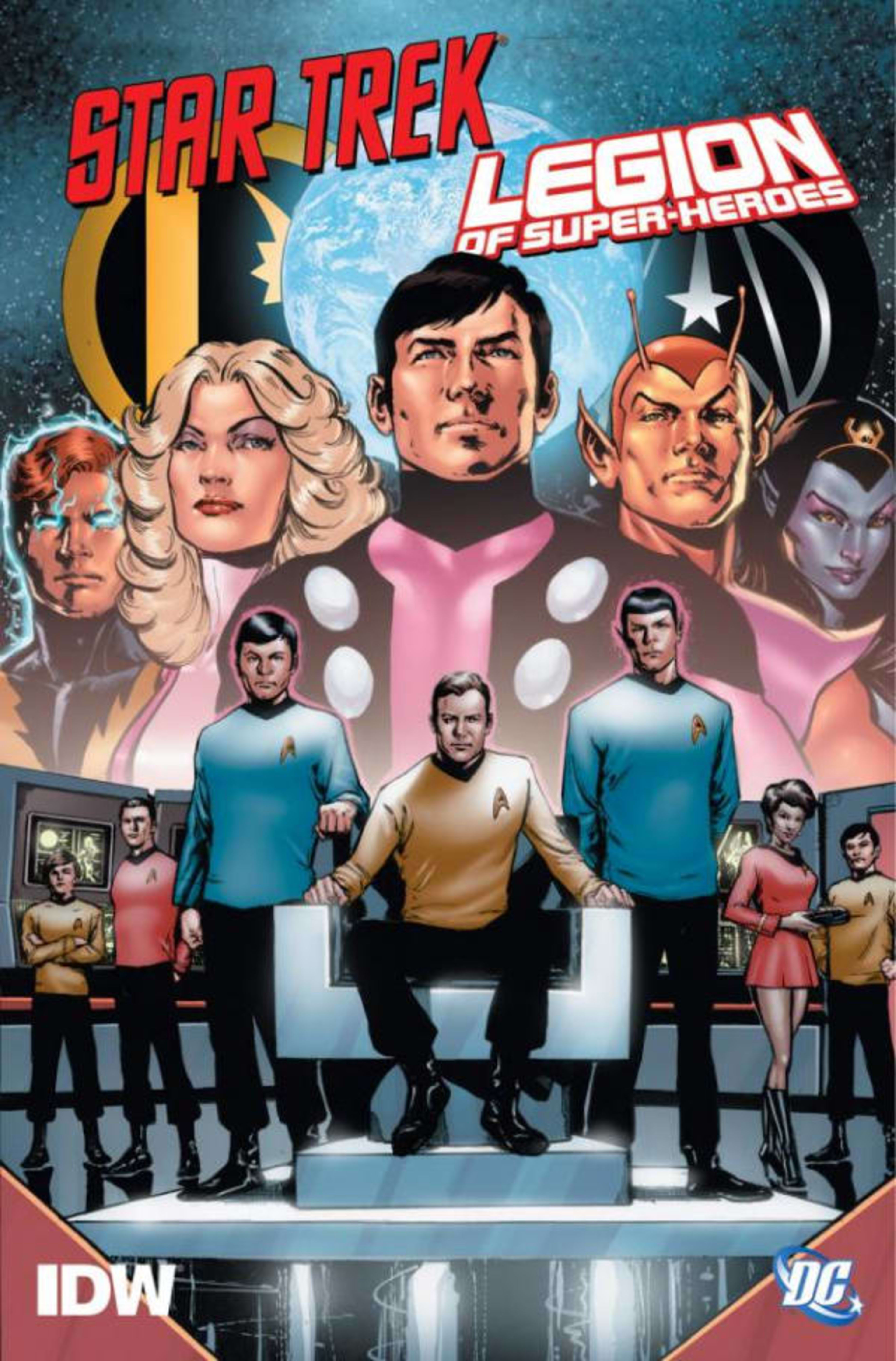 Star Trek/Legion of Super-Heroes cover — © IDW Publishing